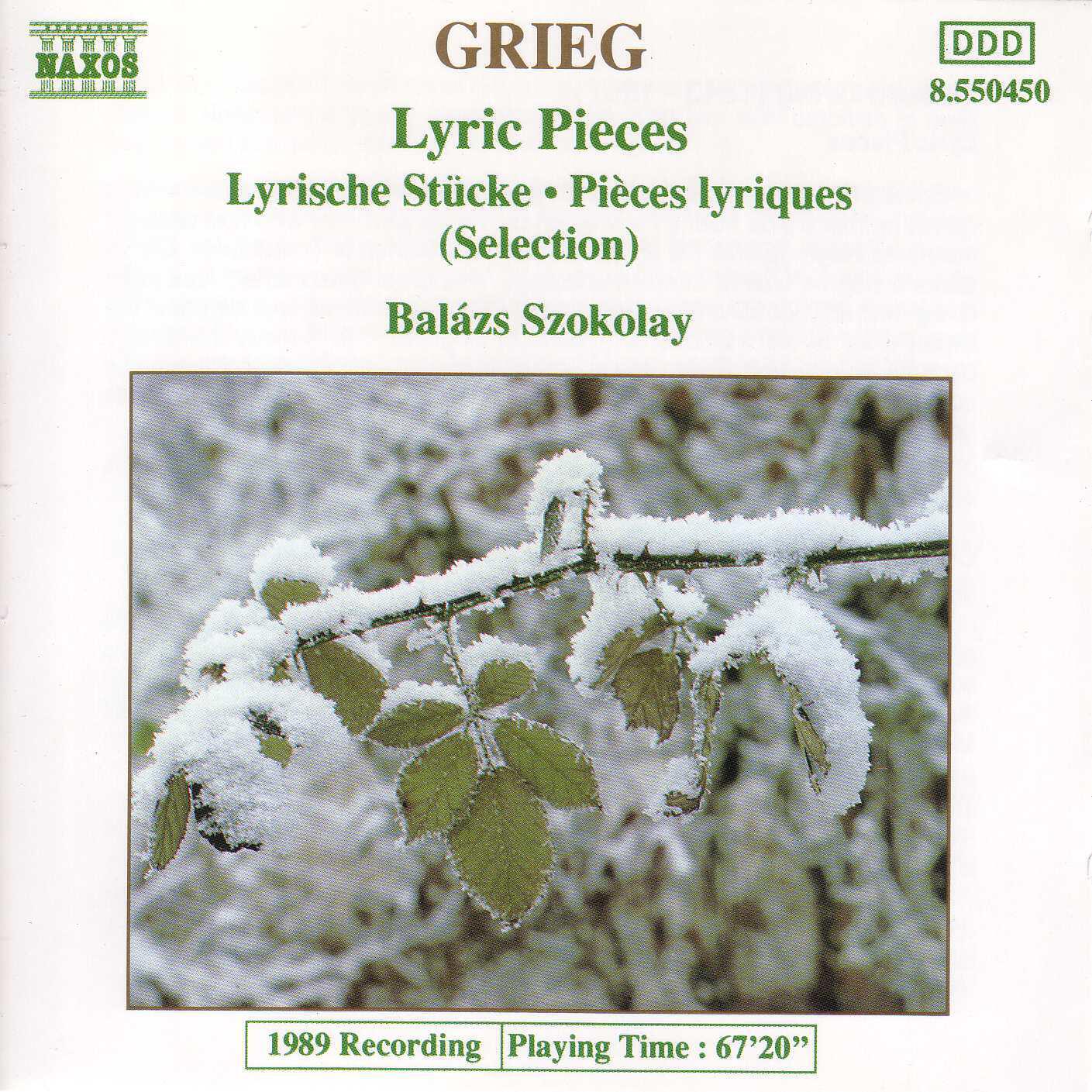 Релиз Grieg: Lyric Pieces, Books 1-10