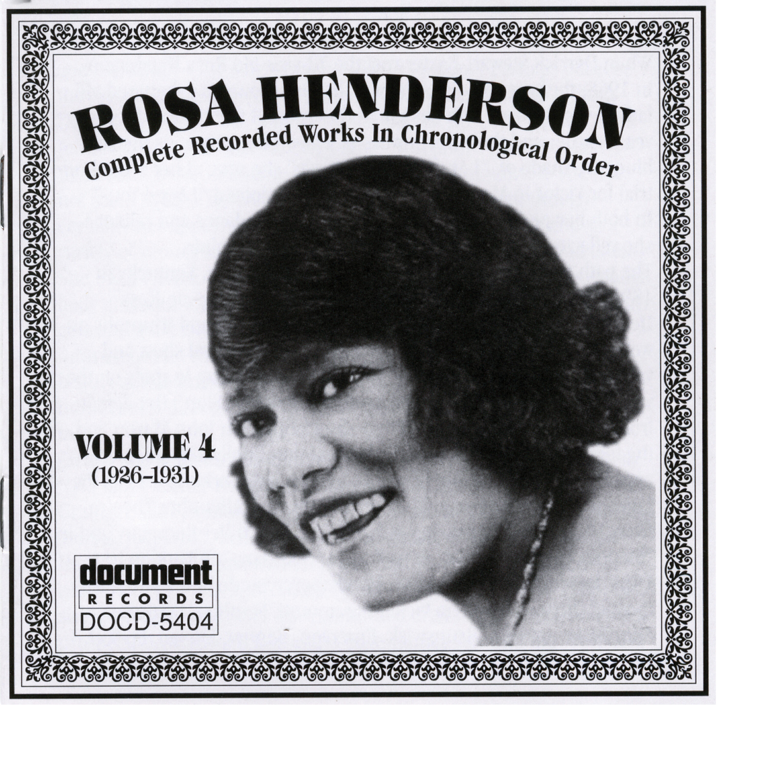 Релиз Rosa Henderson Vol. 4 (1926-1931)