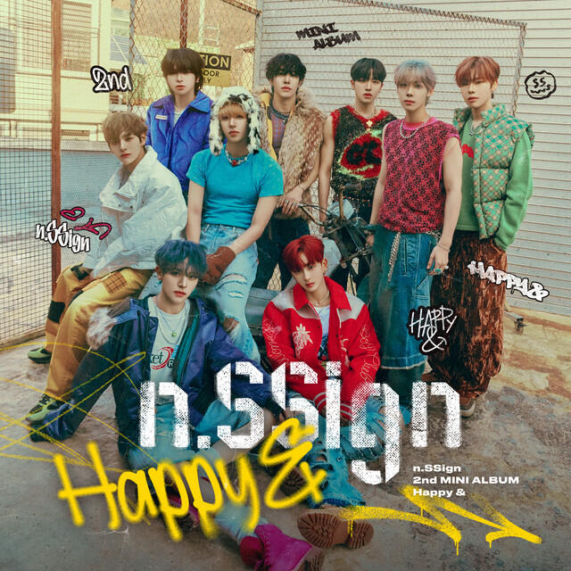 Постер альбома n.SSign 2nd MINI ALBUM 'Happy &'