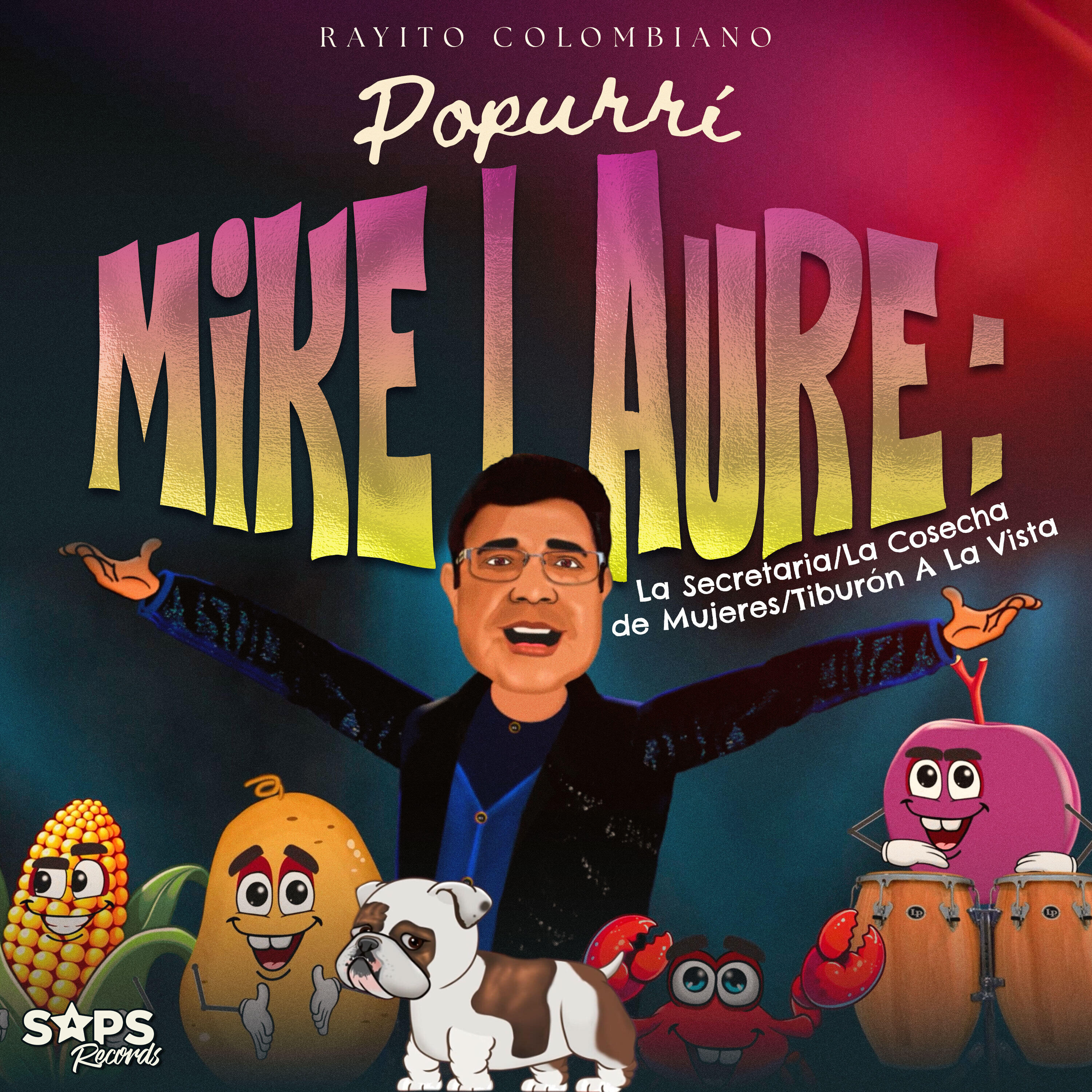 Релиз Popurrí Mike Laure: La Secretaria/La Cosecha de Mujeres/Tiburón a la Vista