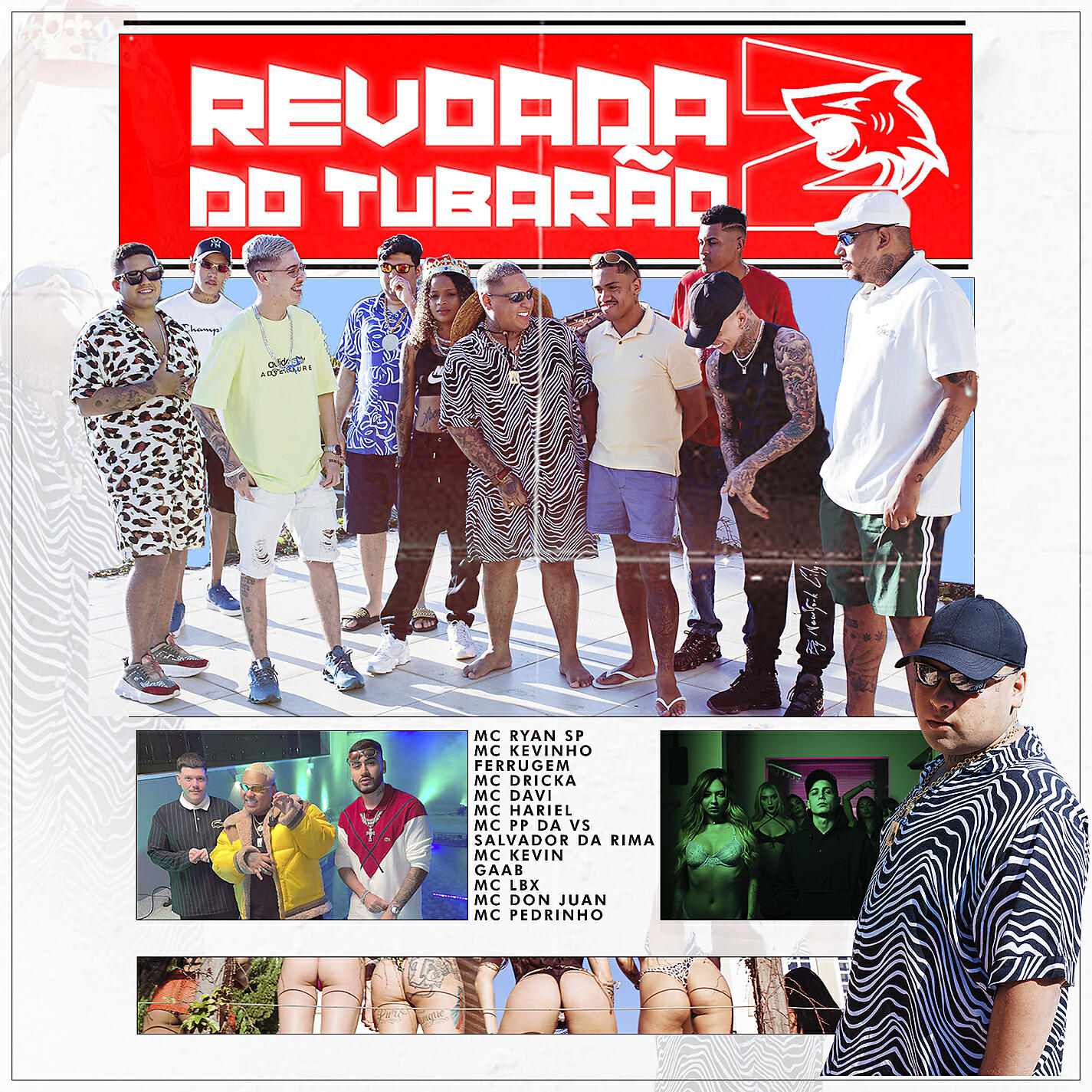 Релиз Revoada do Tubarão 2 (feat. Mc Davi, Mc PP da VS, Mc Pedrinho, Mc Dricka, Mc Lbx, Mc Kevin, Salvador Da Rima, Ferrugem, MC Kevinho, Gaab)