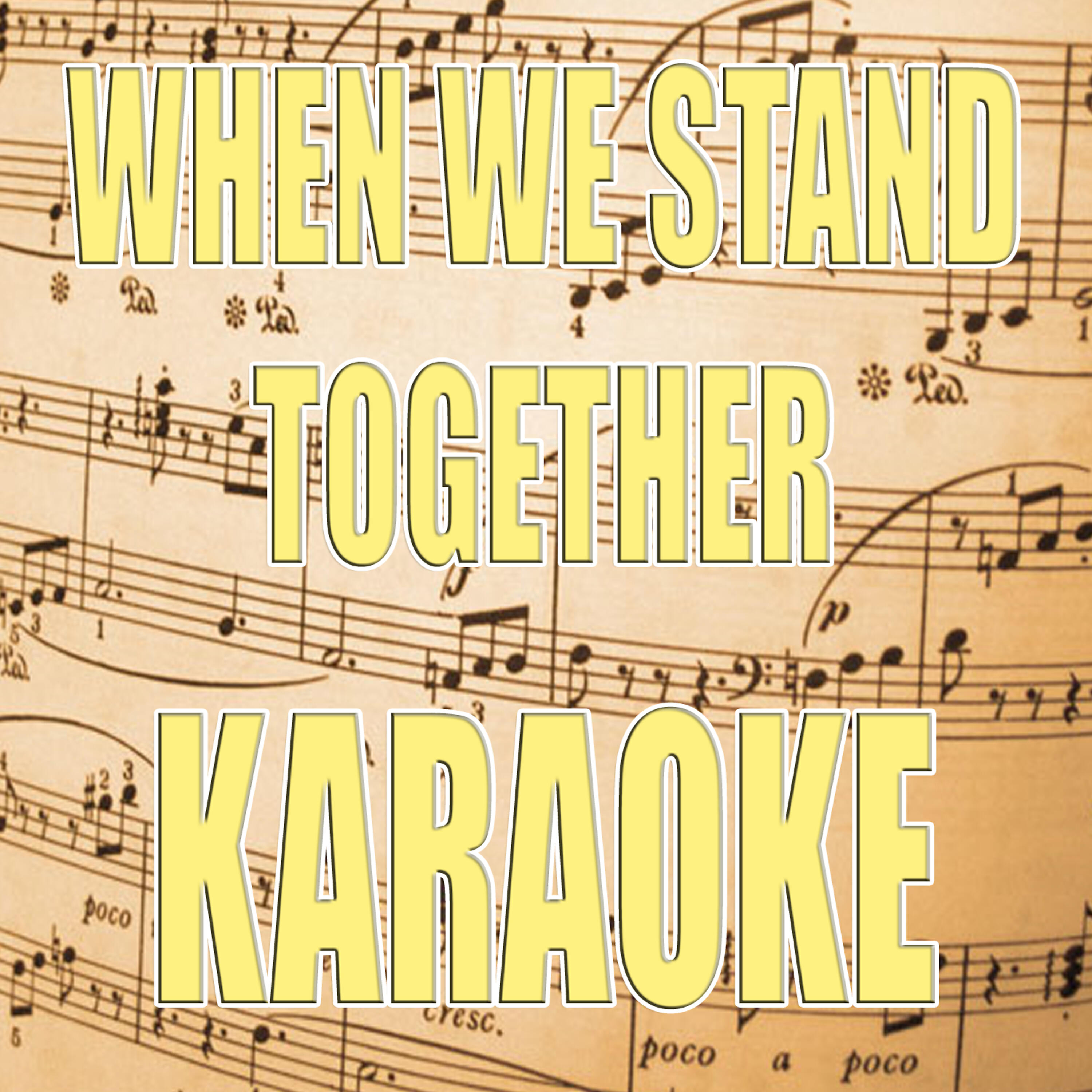 Релиз When we stand together (In the style of Nickelback) (Karaoke)