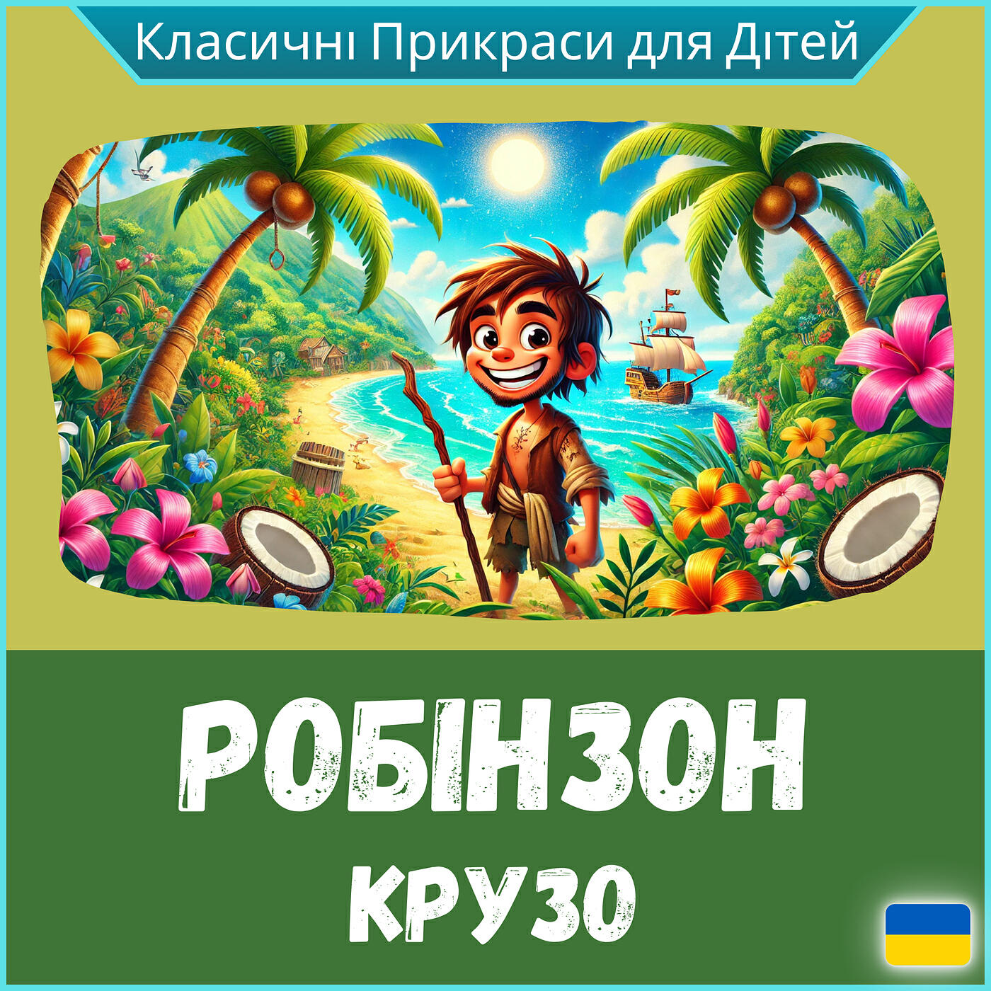 Релиз Робінзон крузо (класичні прикраси для дітей)