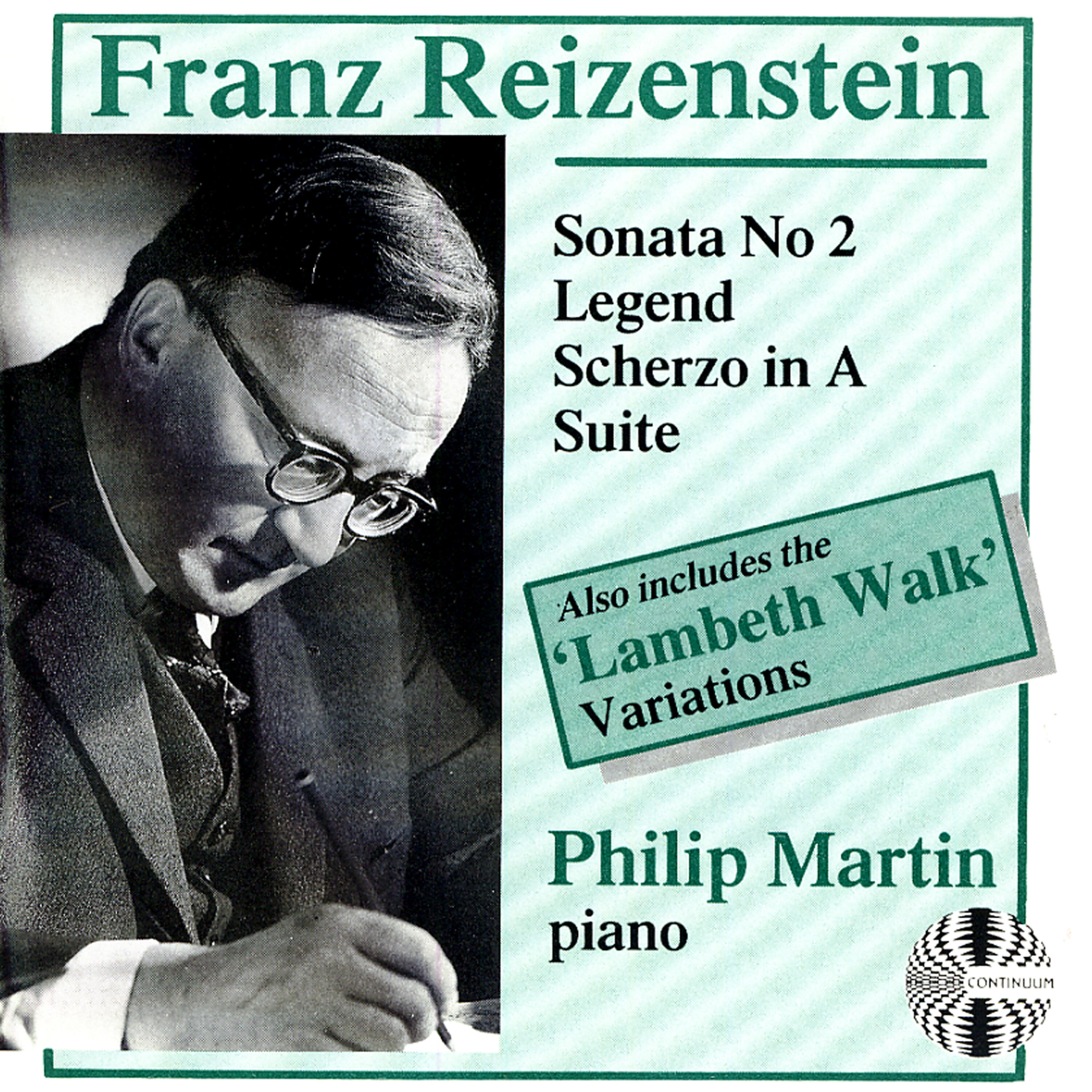 Релиз Franz Reizenstein: Sonata No. 2, Legend, Scherzo in A, Suite, "Lambeth Walk" Variations