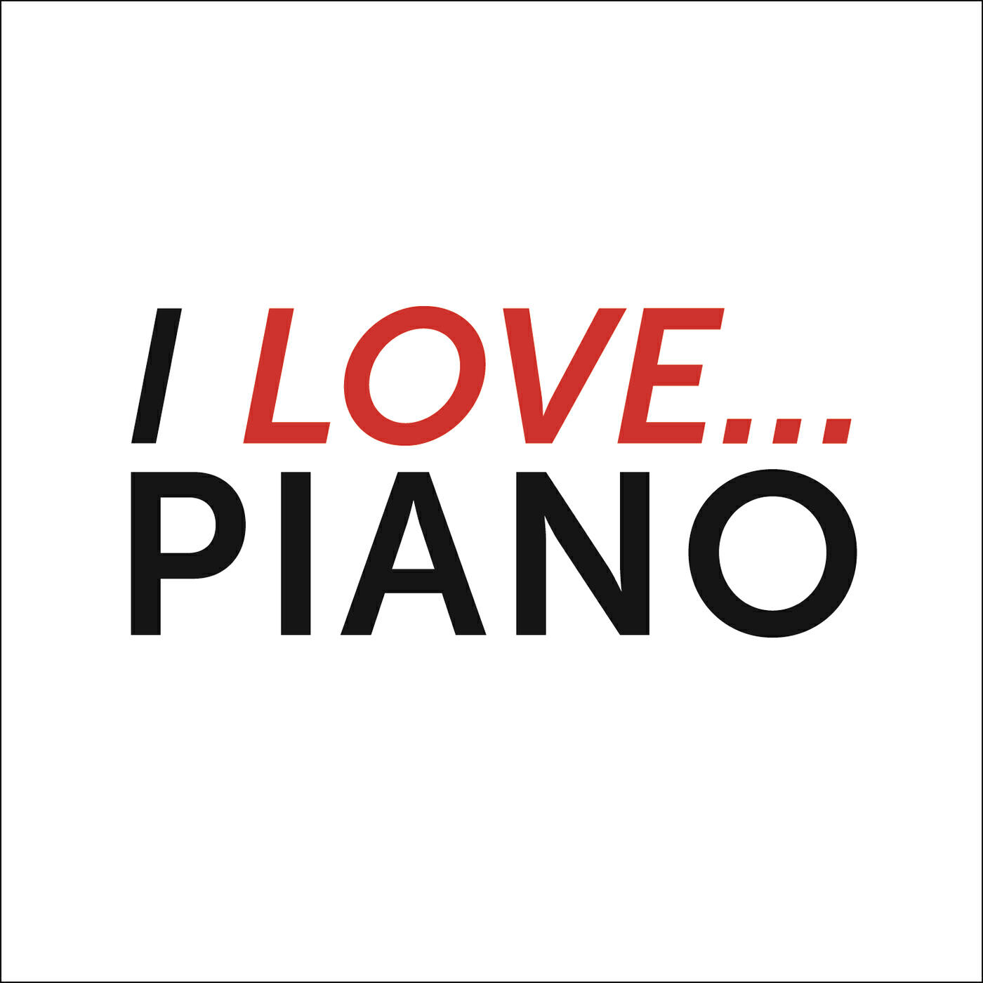 Постер альбома I Love Piano