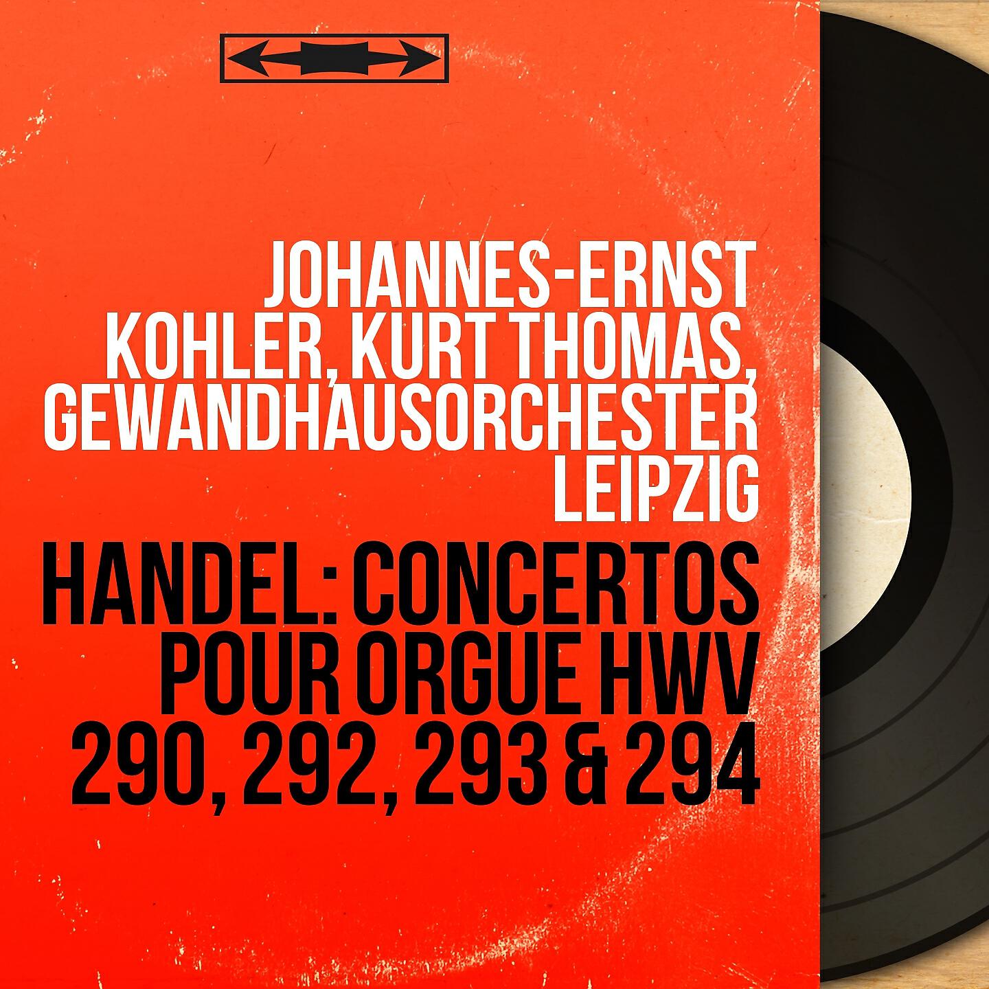 Релиз Handel: Concertos pour orgue HWV 290, 292, 293 & 294