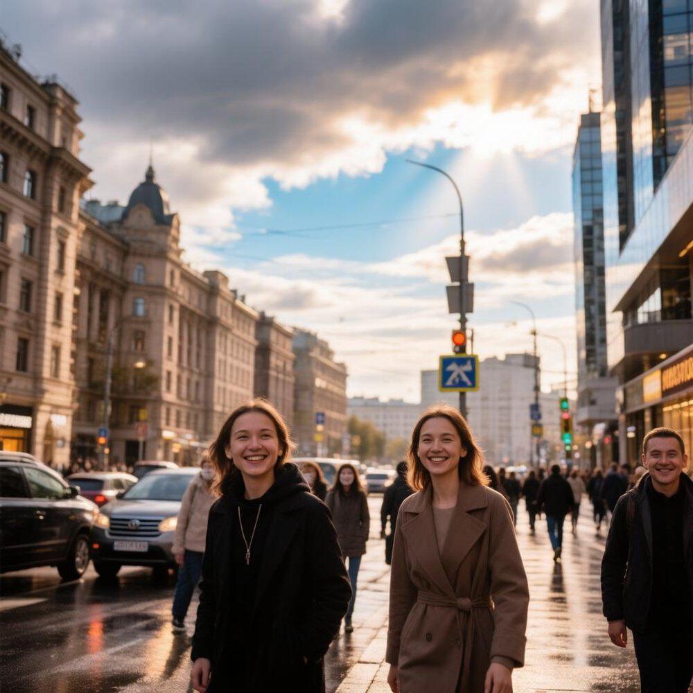 Релиз Серое небо Москвы