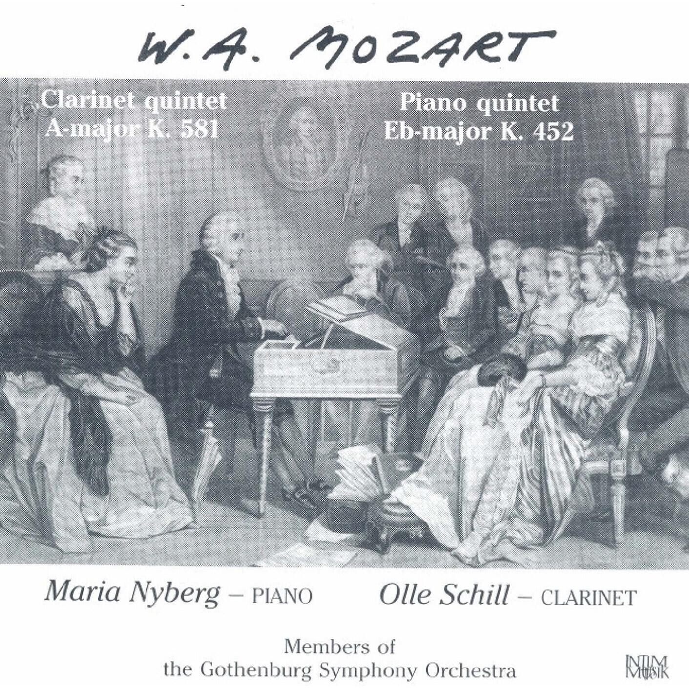 Релиз Mozart: Clarinet Quintet, K. 581 - Piano Quintet, K. 452