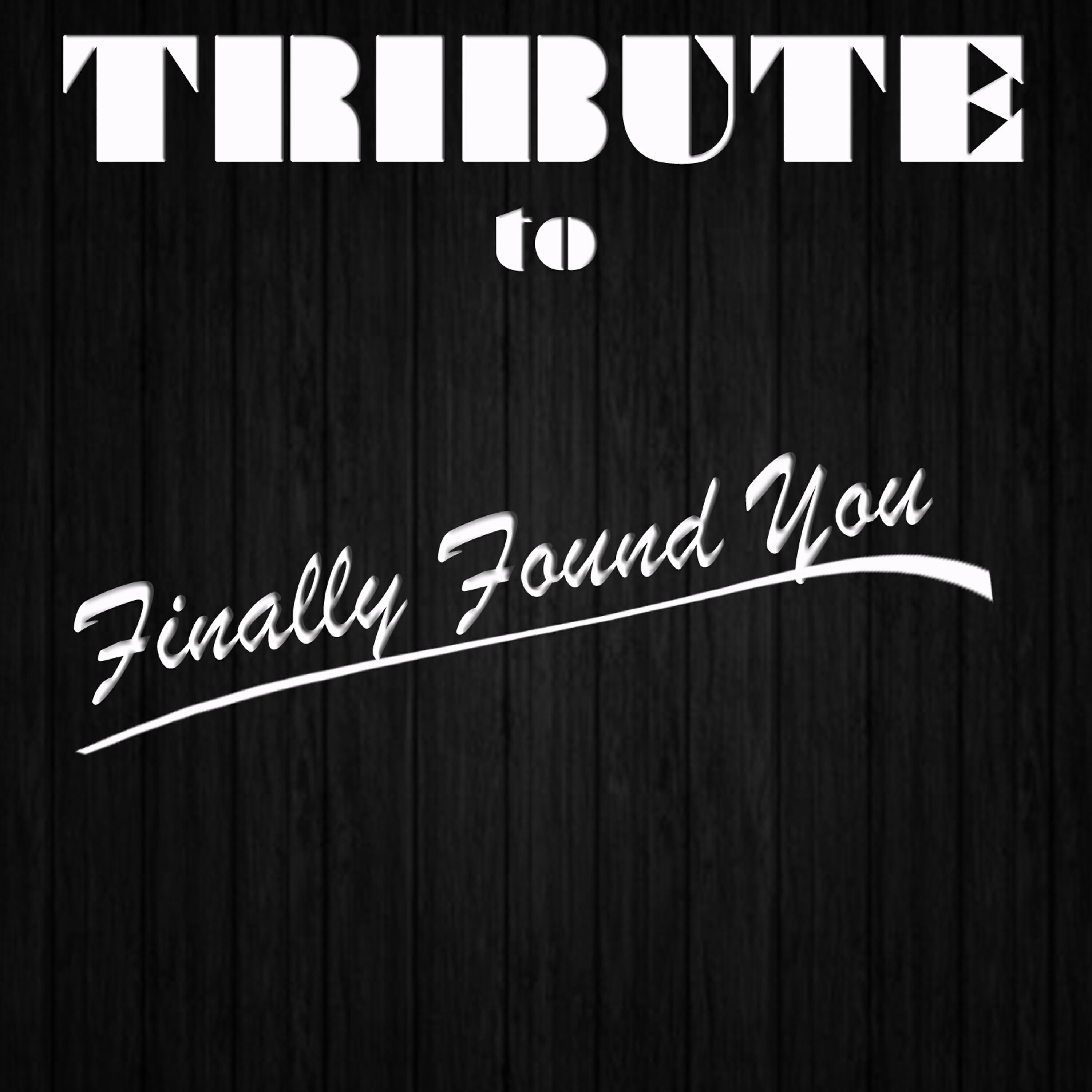 Релиз Finally Found You (Tribute to Enrique Iglesias Feat. Sammy Adams)