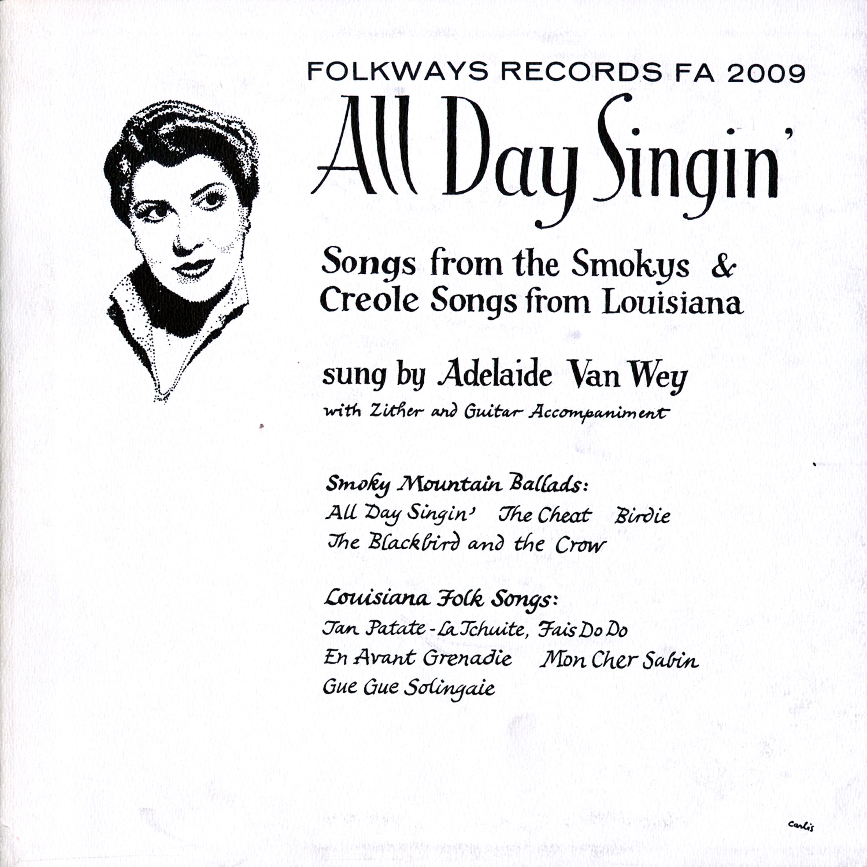 Релиз All Day Singin' - Louisiana and Smoky Mountain Ballads