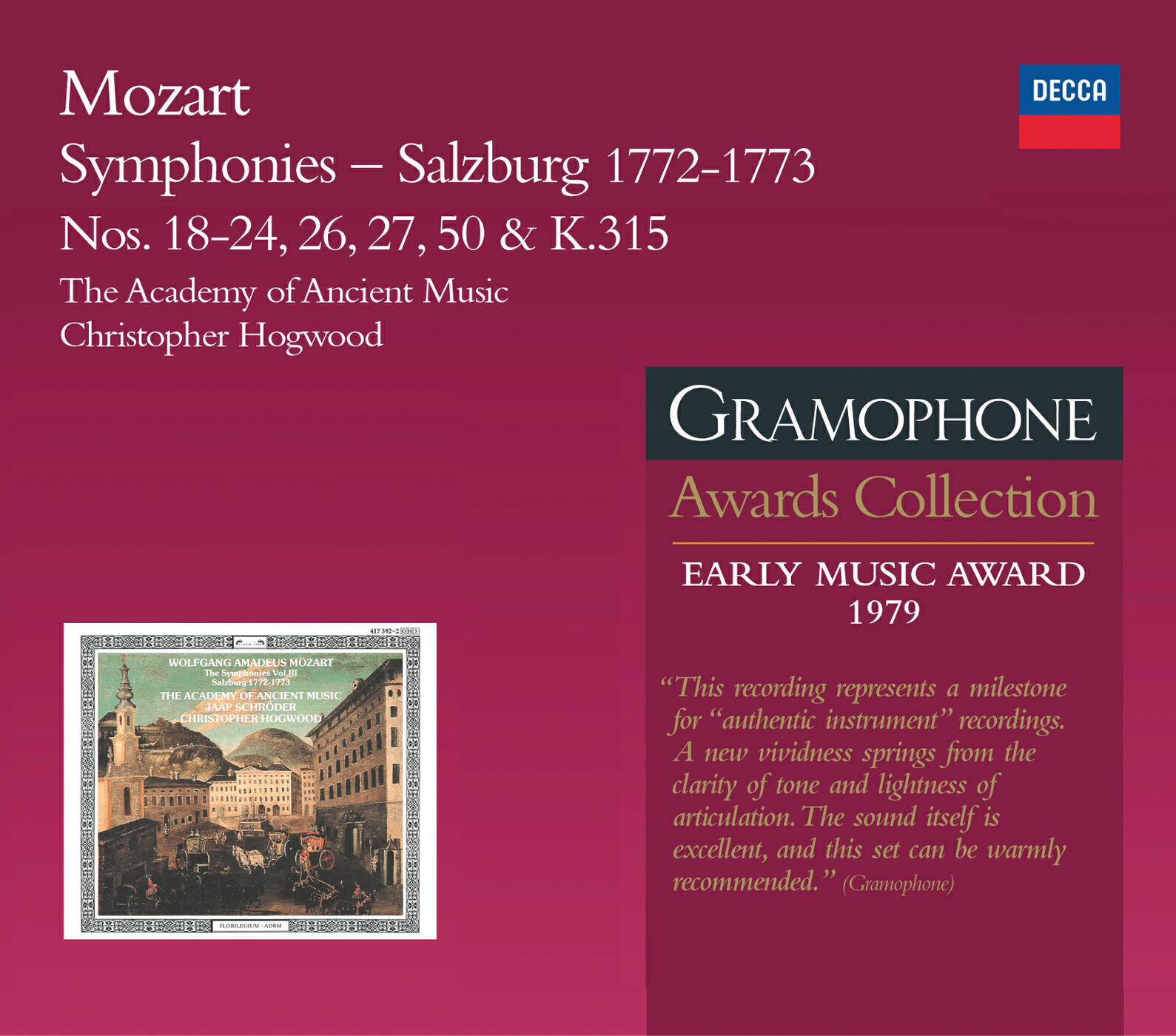 Релиз Mozart: The Symphonies, Vol.3