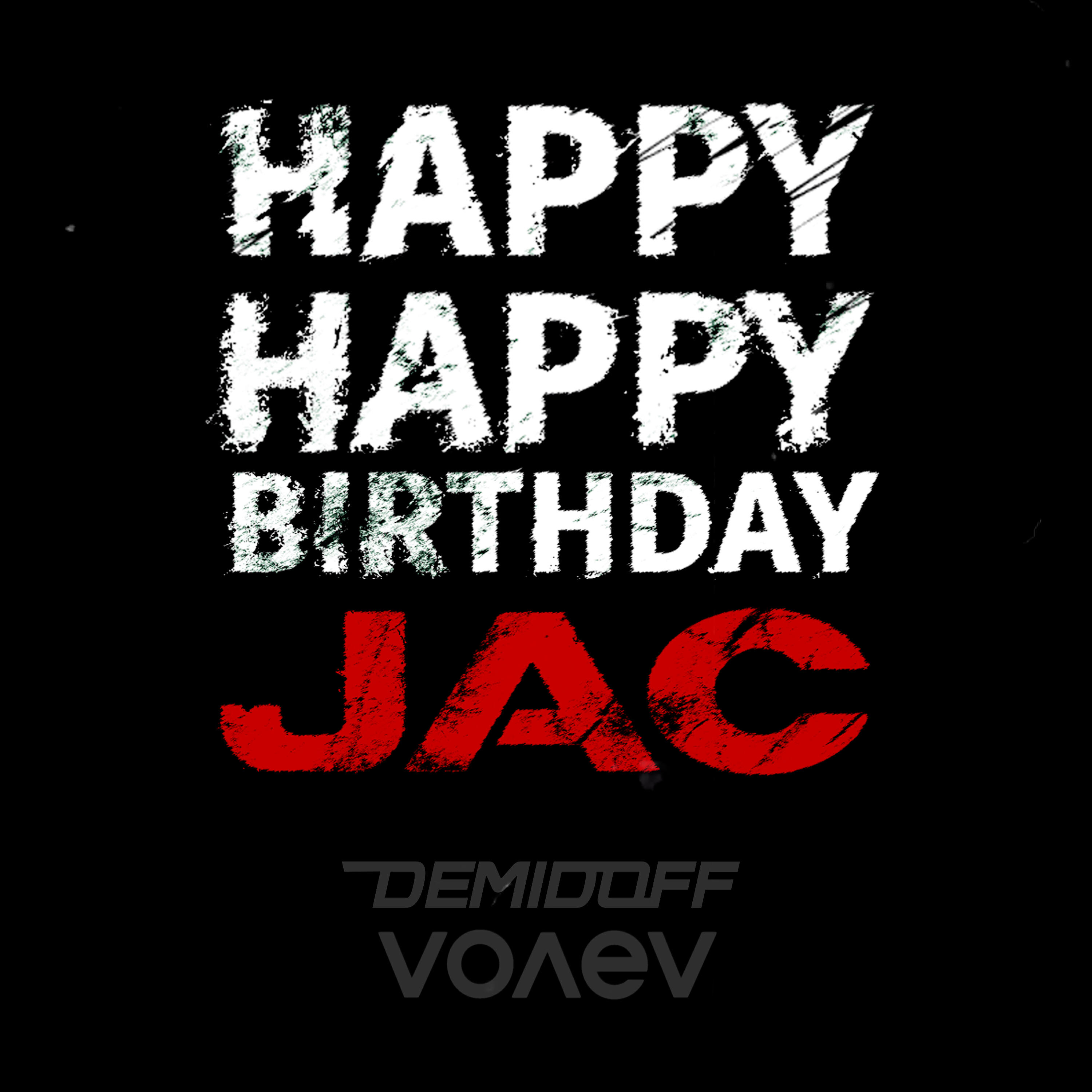 Релиз Happy, happy birthday JAC
