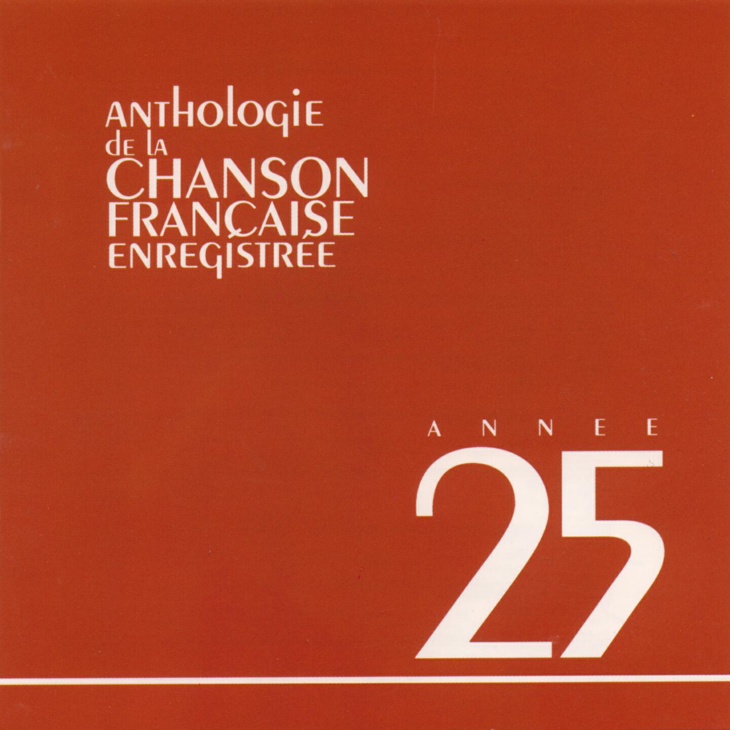 Релиз Anthologie de la chanson francaise 1925
