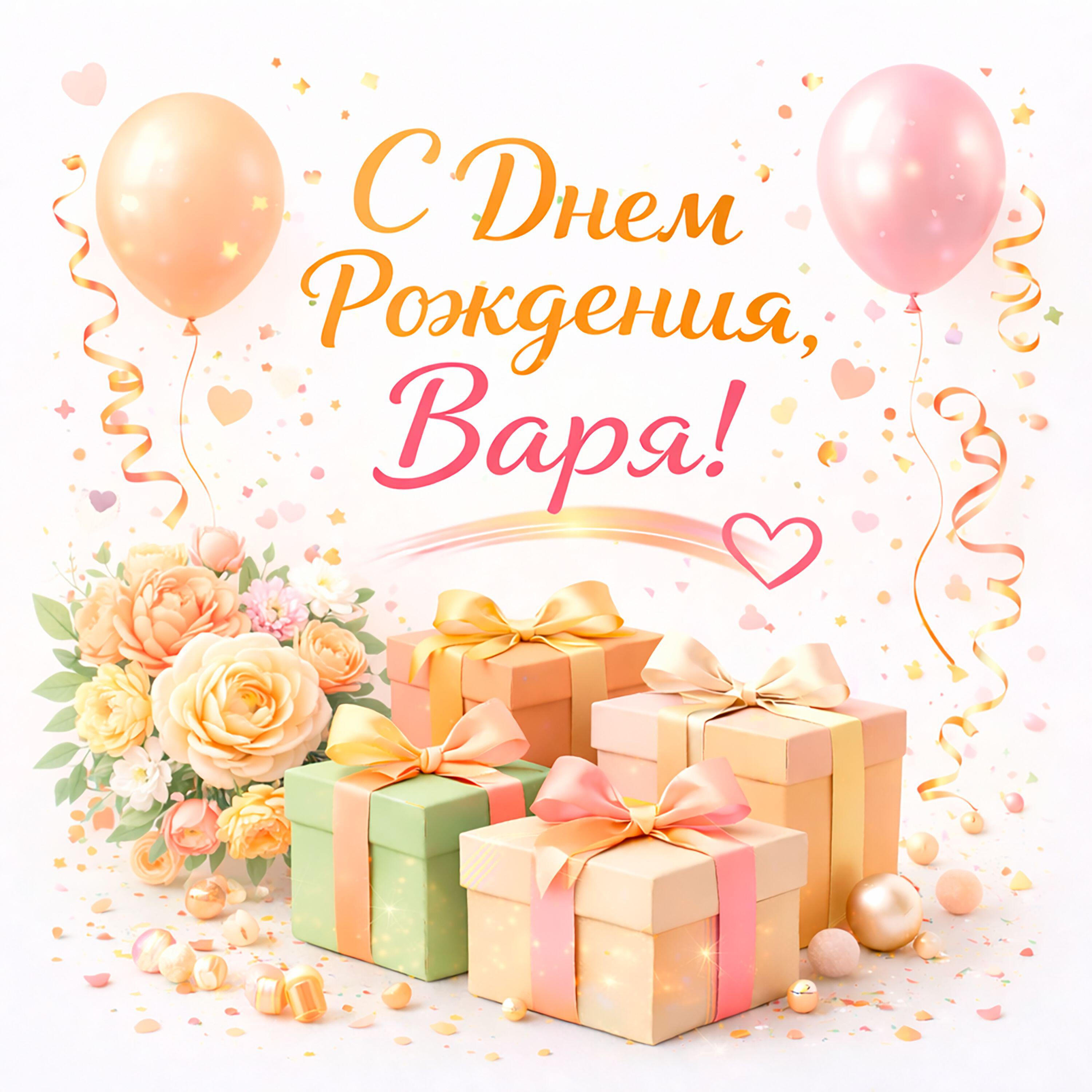 Релиз С днем рождения Варя