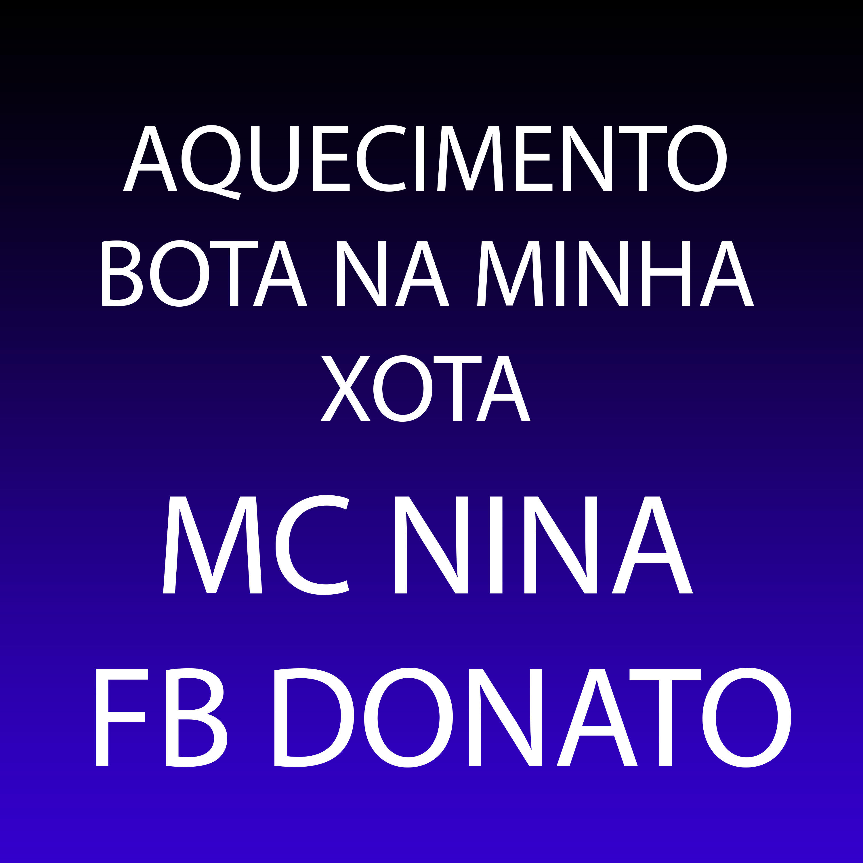 Релиз Aquecimento Bota na Minha xota