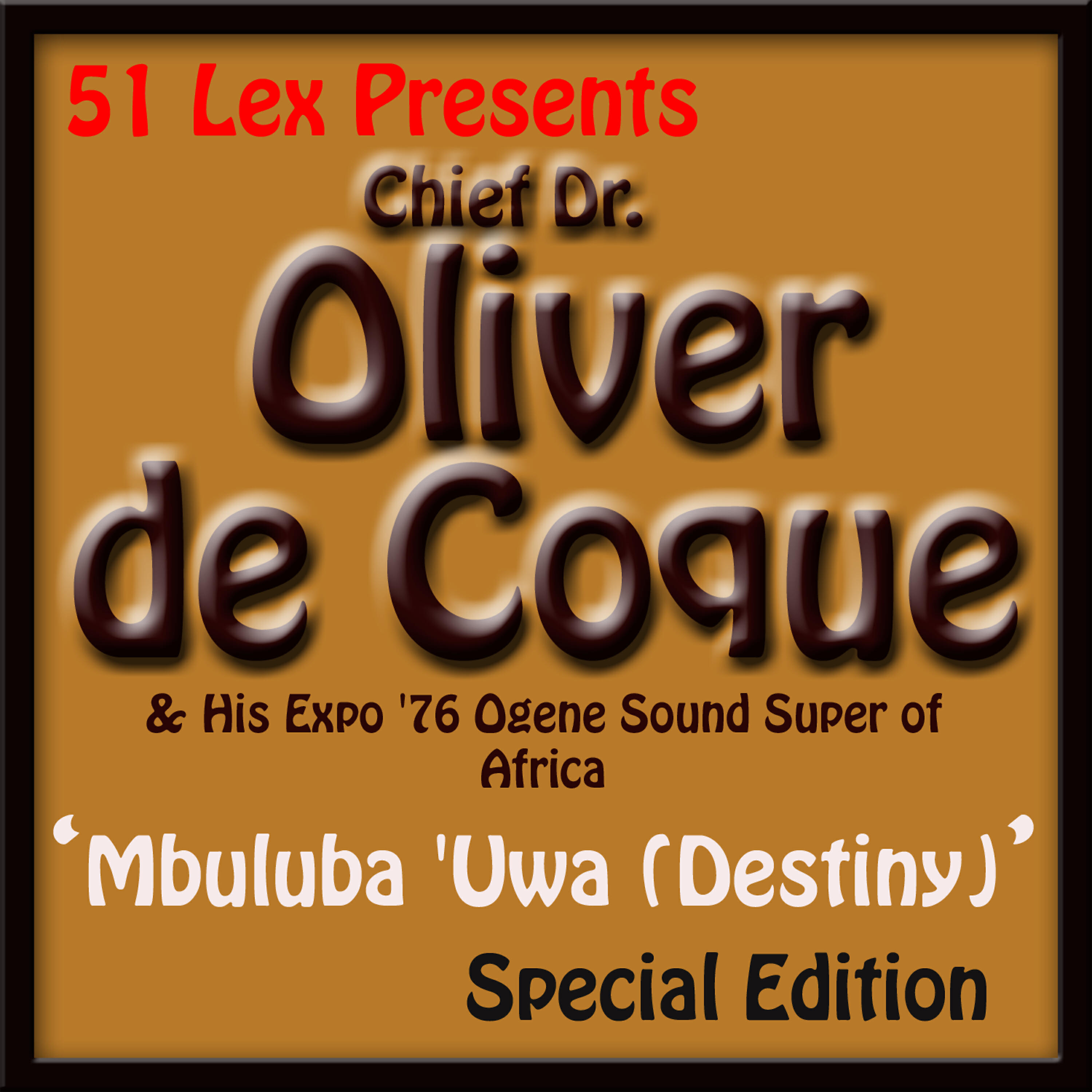 Релиз 51 Lex Presents Mbuluba 'Uwa (Destiny)