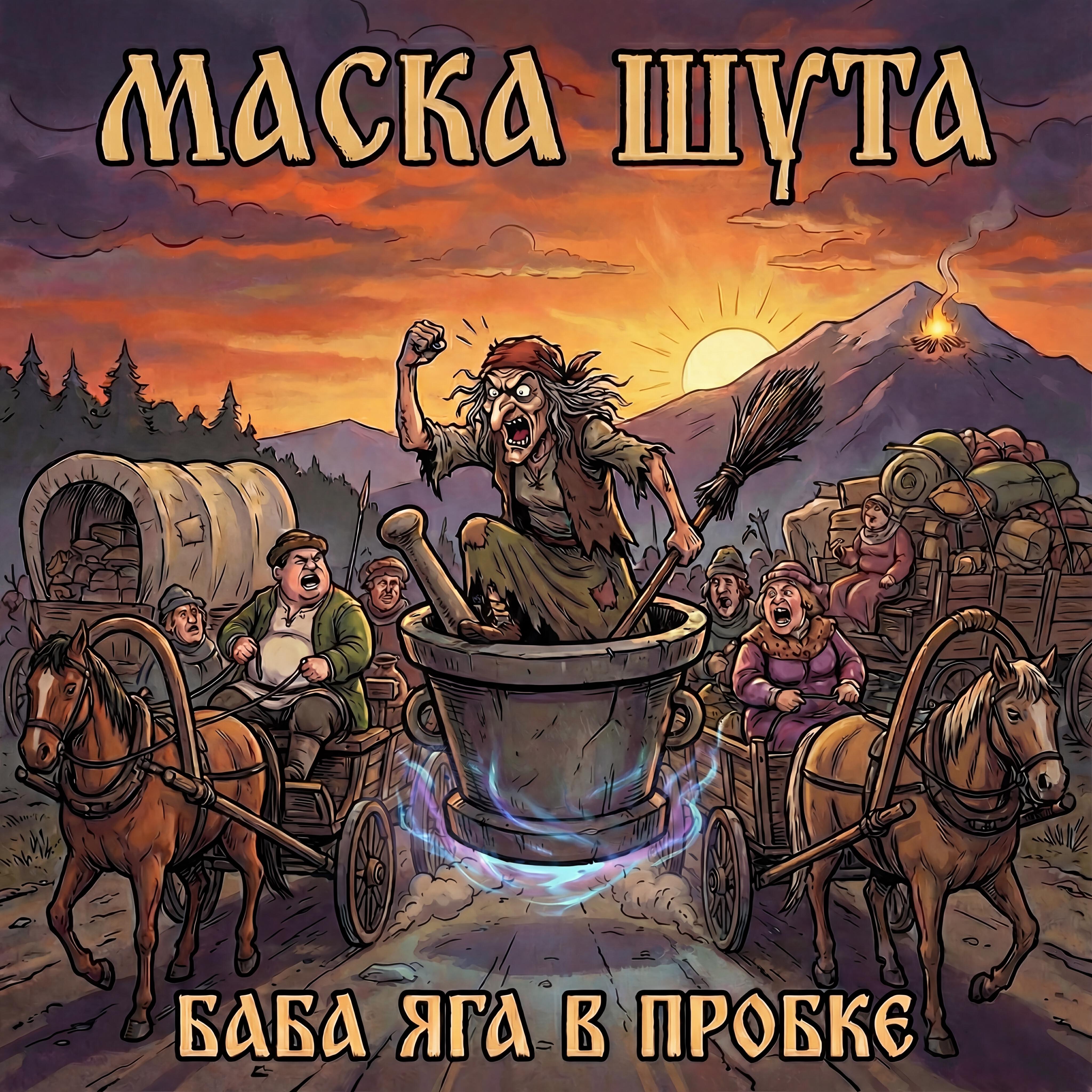 Релиз Баба Яга в пробке