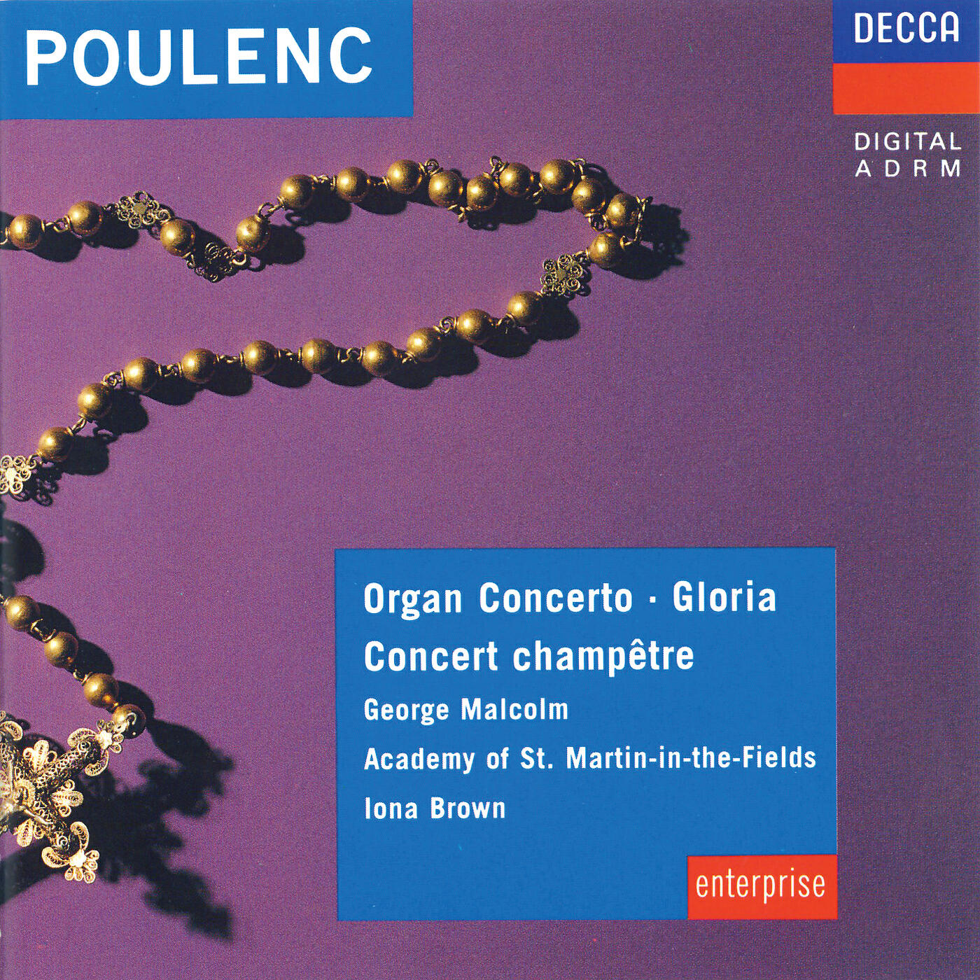Релиз Poulenc: Organ Concerto; Concert Champêtre; Gloria