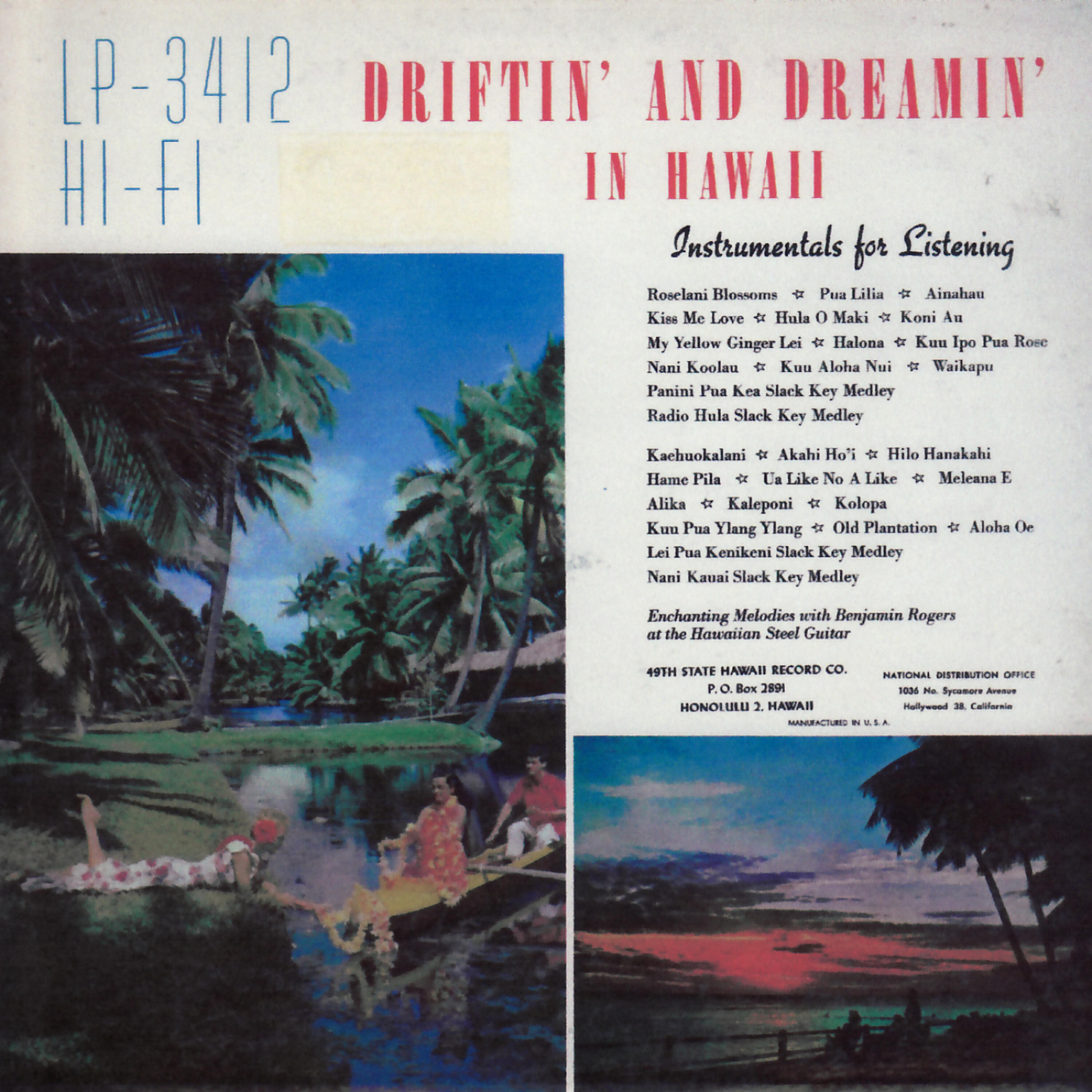 Релиз Driftin' and Dreamin' In Hawaii