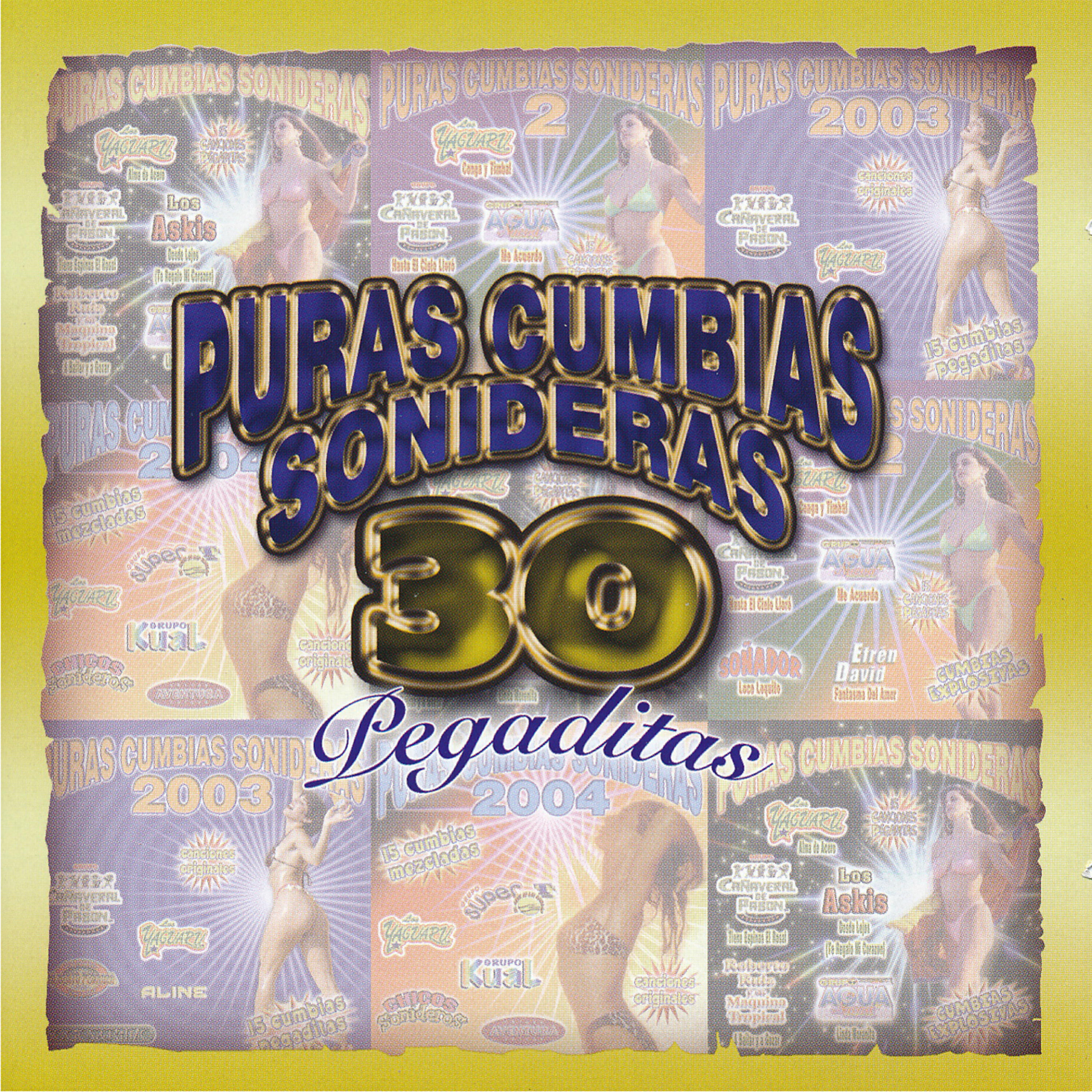 Релиз Puras Cumbias Sonideras: 30 Pegaditas