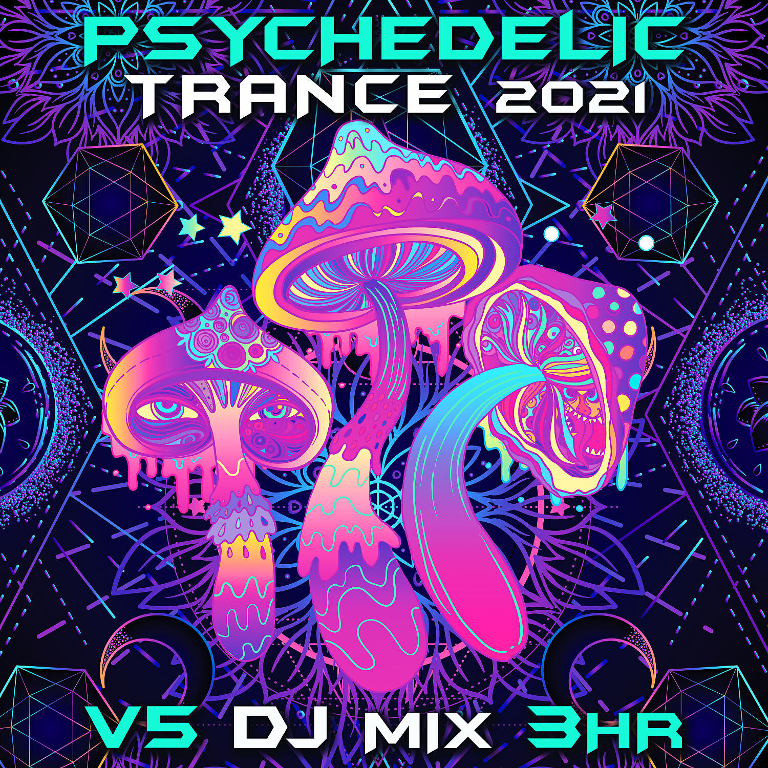 Постер альбома Psychedelic Trance 2021 Top 40 Chart Hits, Vol. 5 + DJ Mix 3Hr