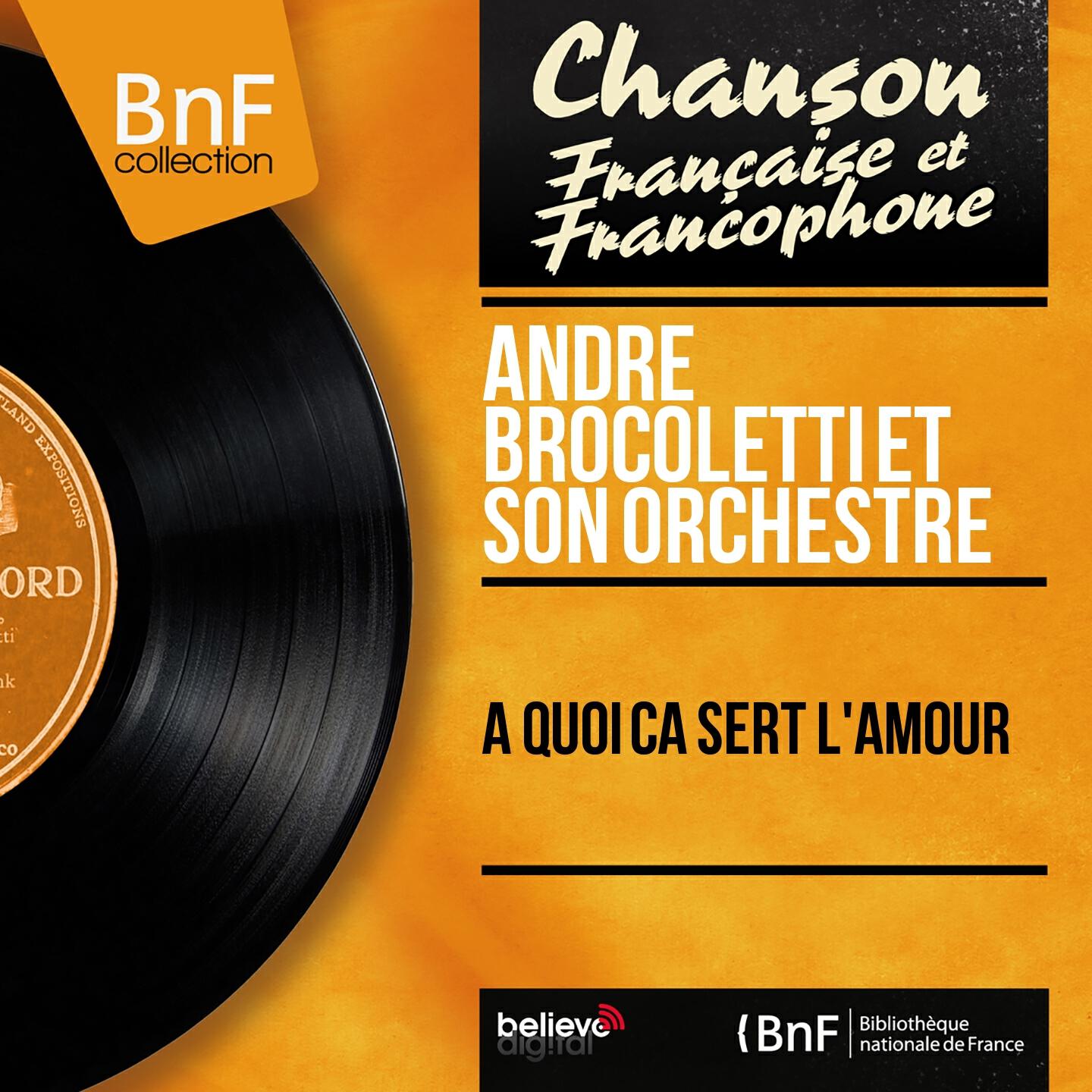 Релиз À quoi ça sert l'amour (Mono Version)
