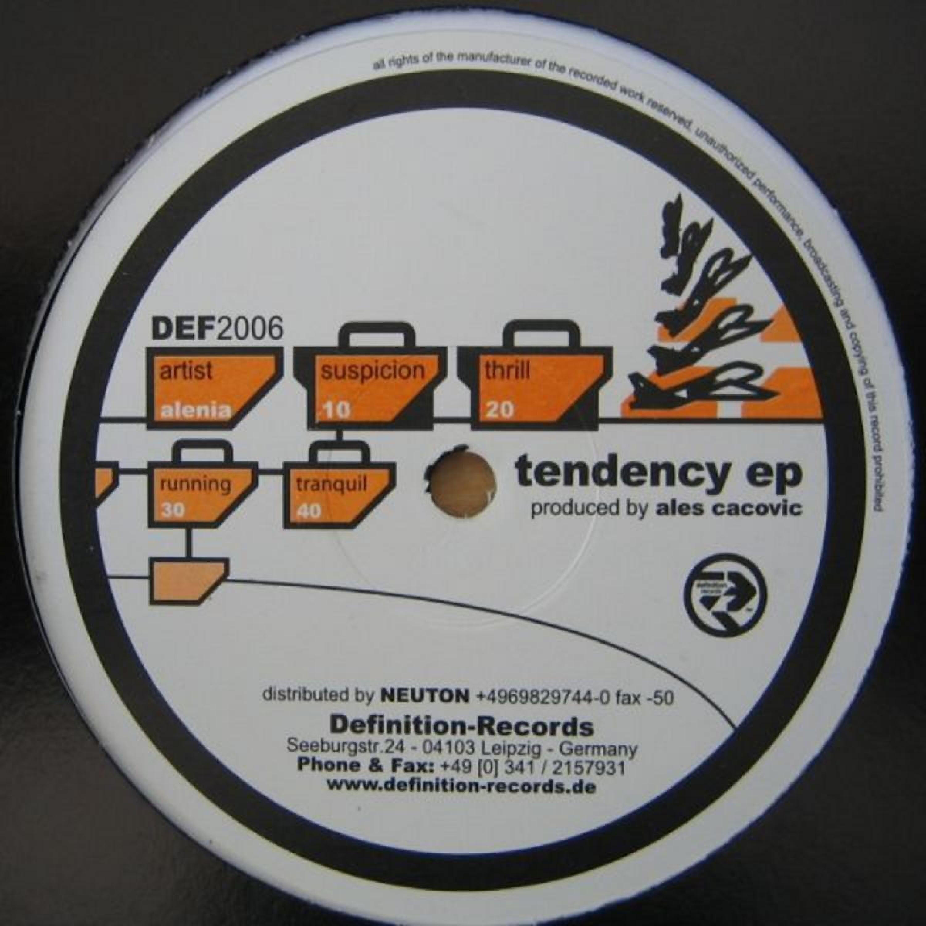 Релиз Tendency EP