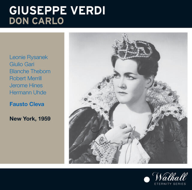 Релиз Verdi: Don Carlo (Recorded Live 1959)