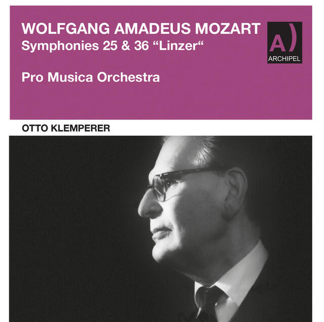 Постер альбома Otto Klemperer conducts Mozart Symphonies 25 & 36