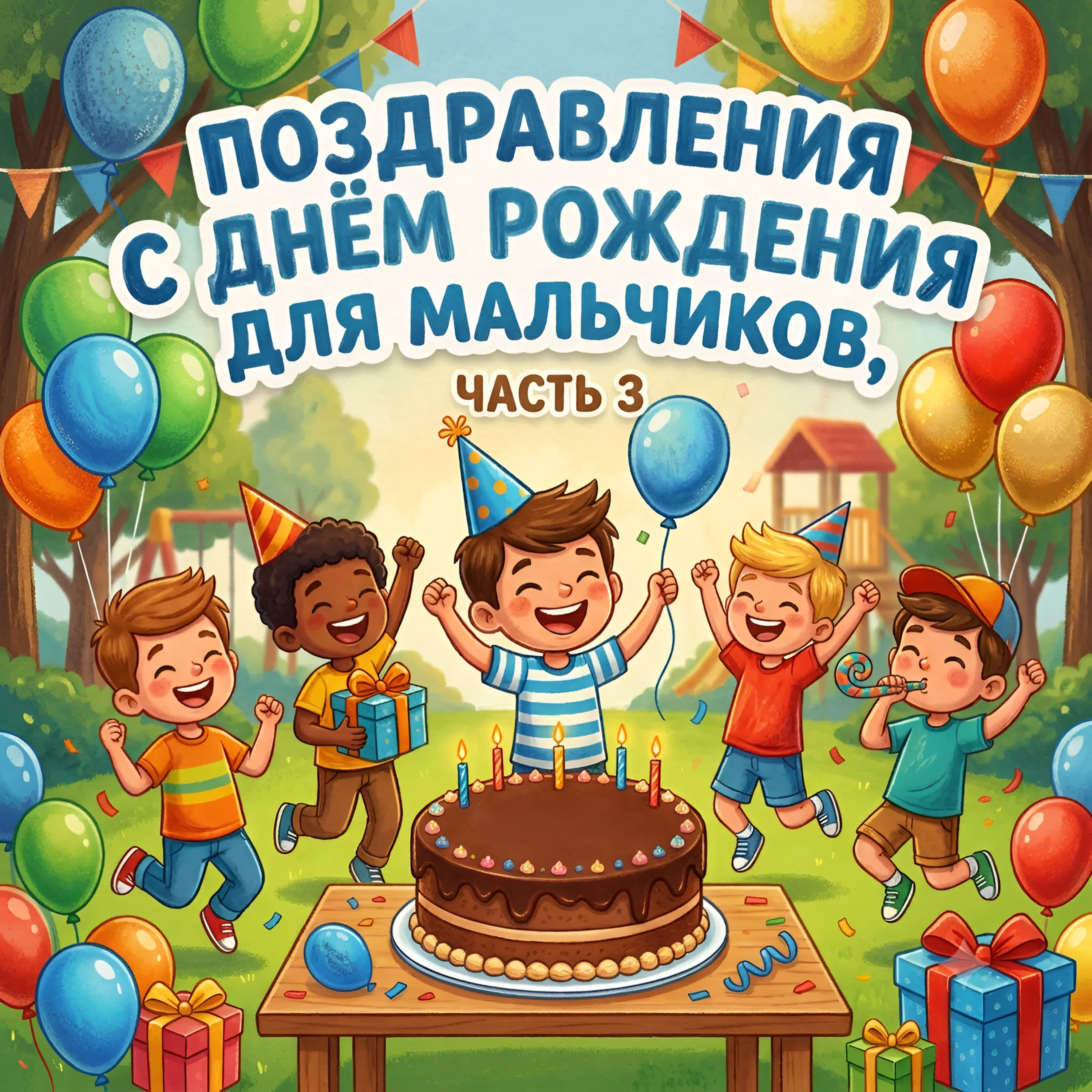 Релиз Поздравления с днем рождения для мальчиков, часть 3