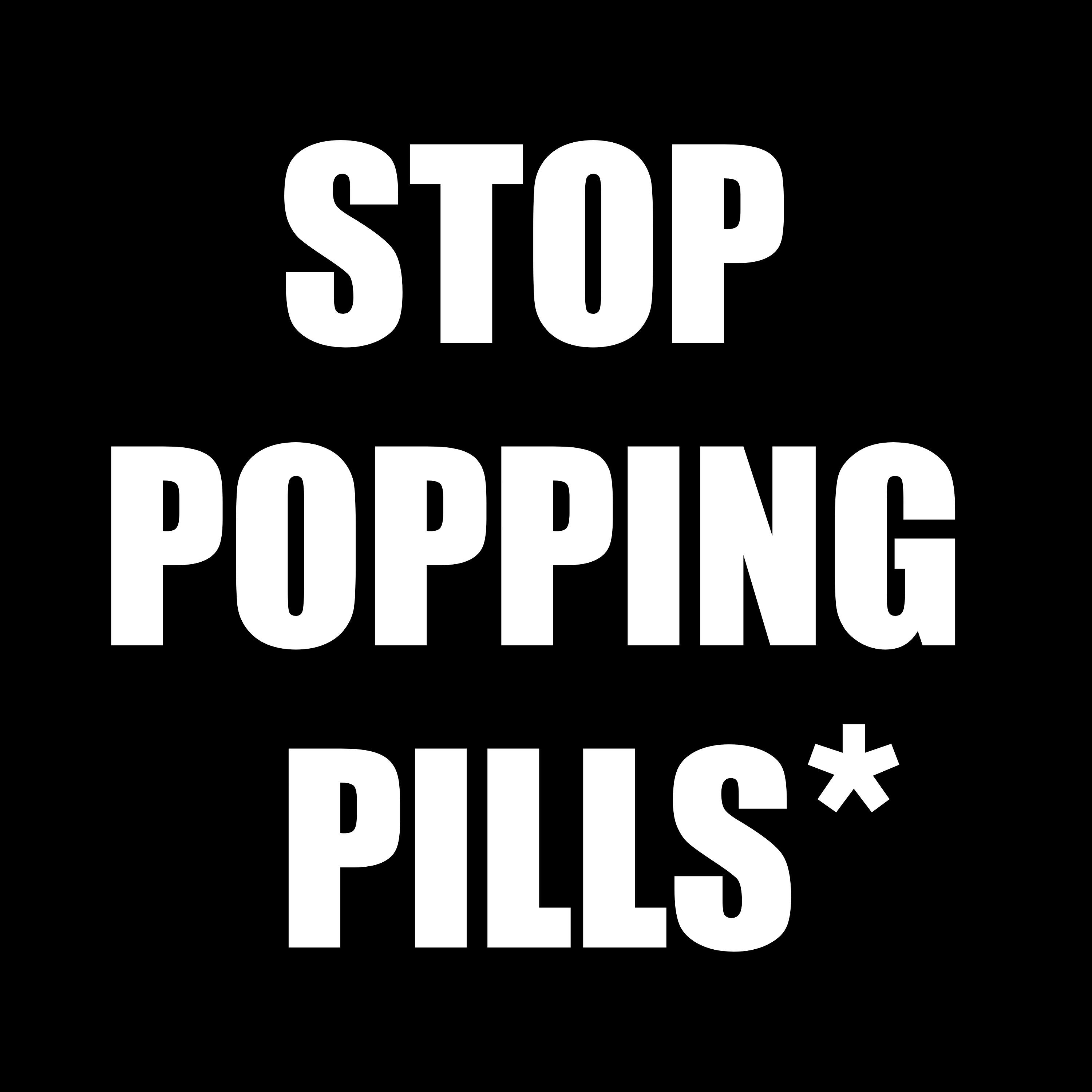 Релиз STOP POPPING PILLS*