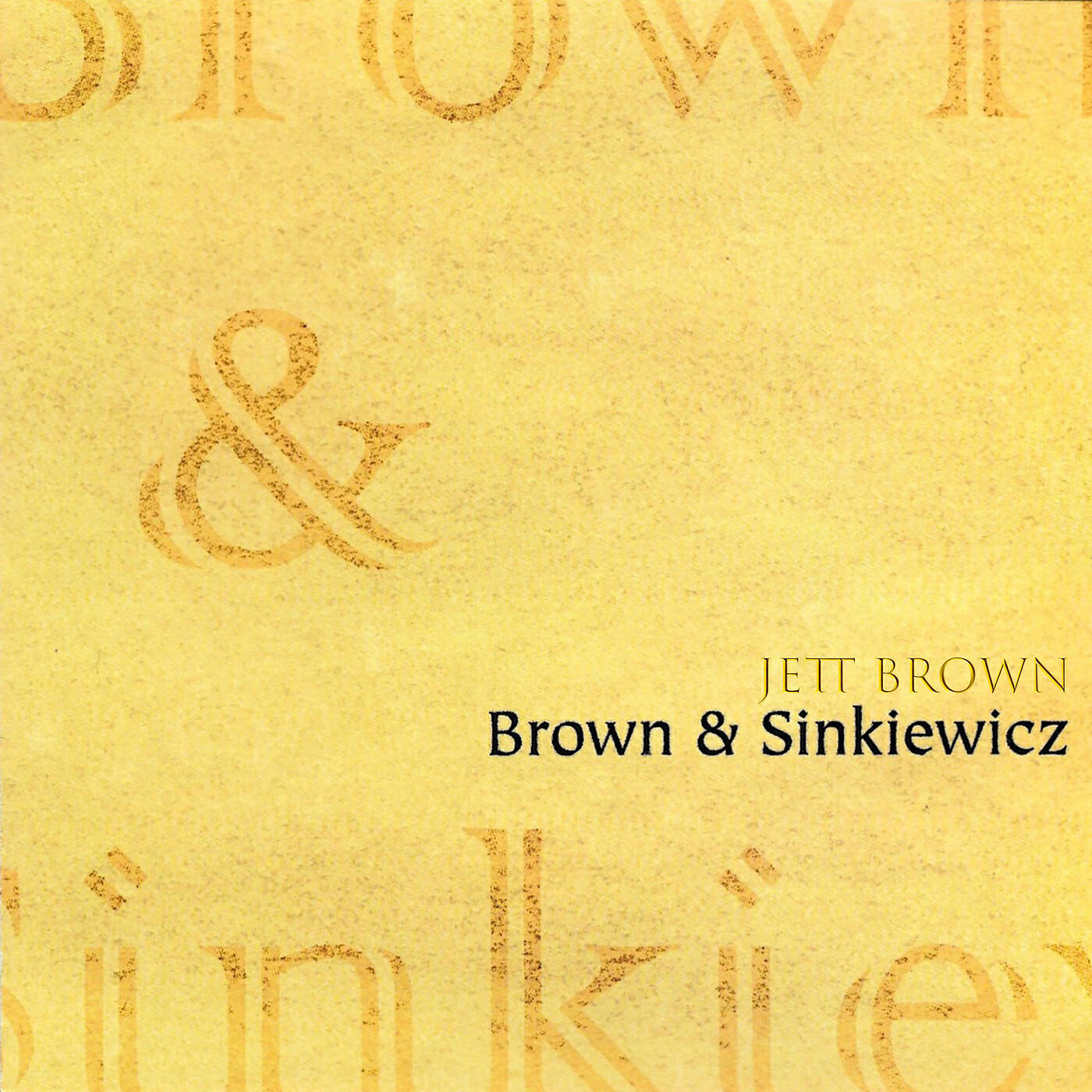 Релиз Brown & Sinkiewicz