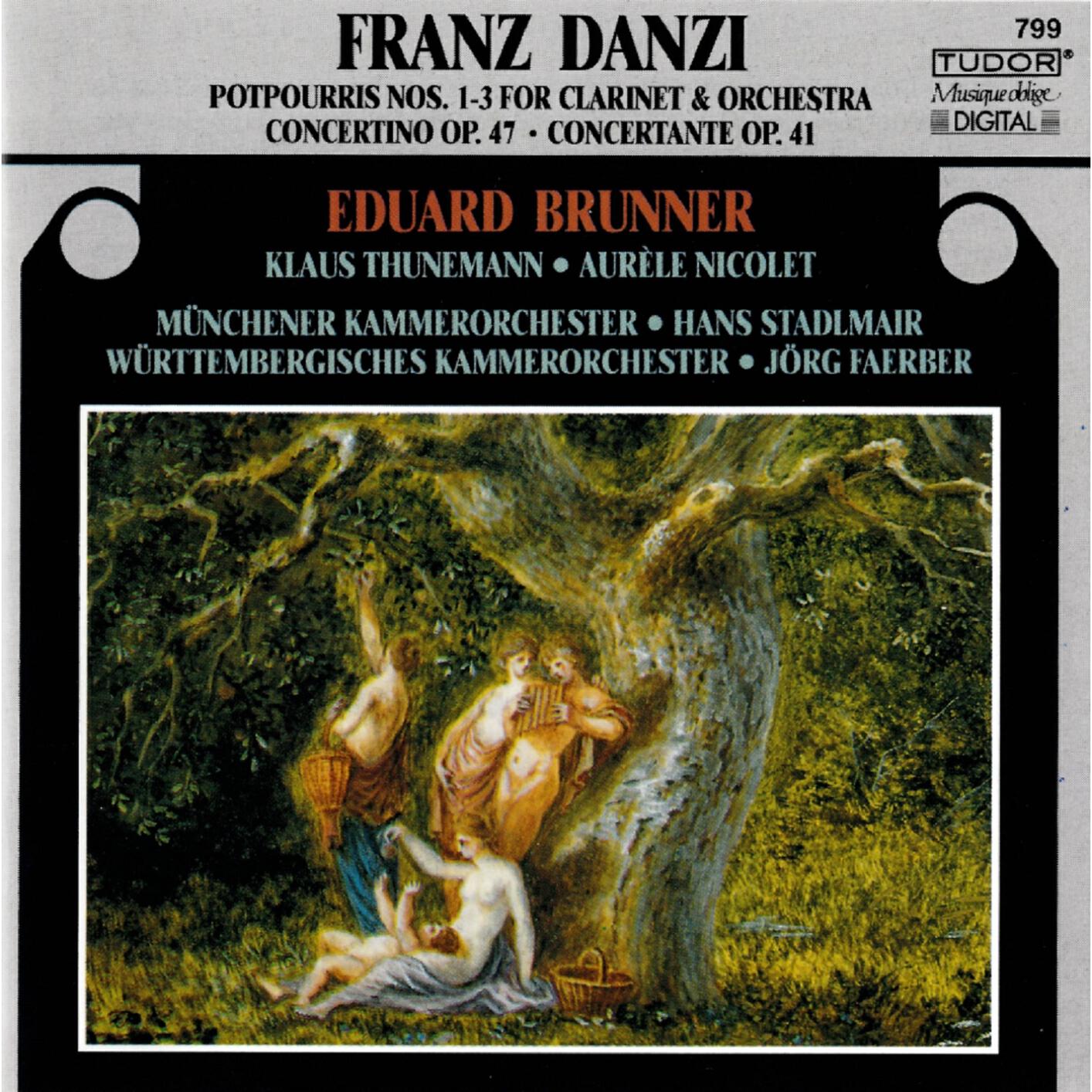 Релиз Danzi: Music for Clarinet & Orchestra