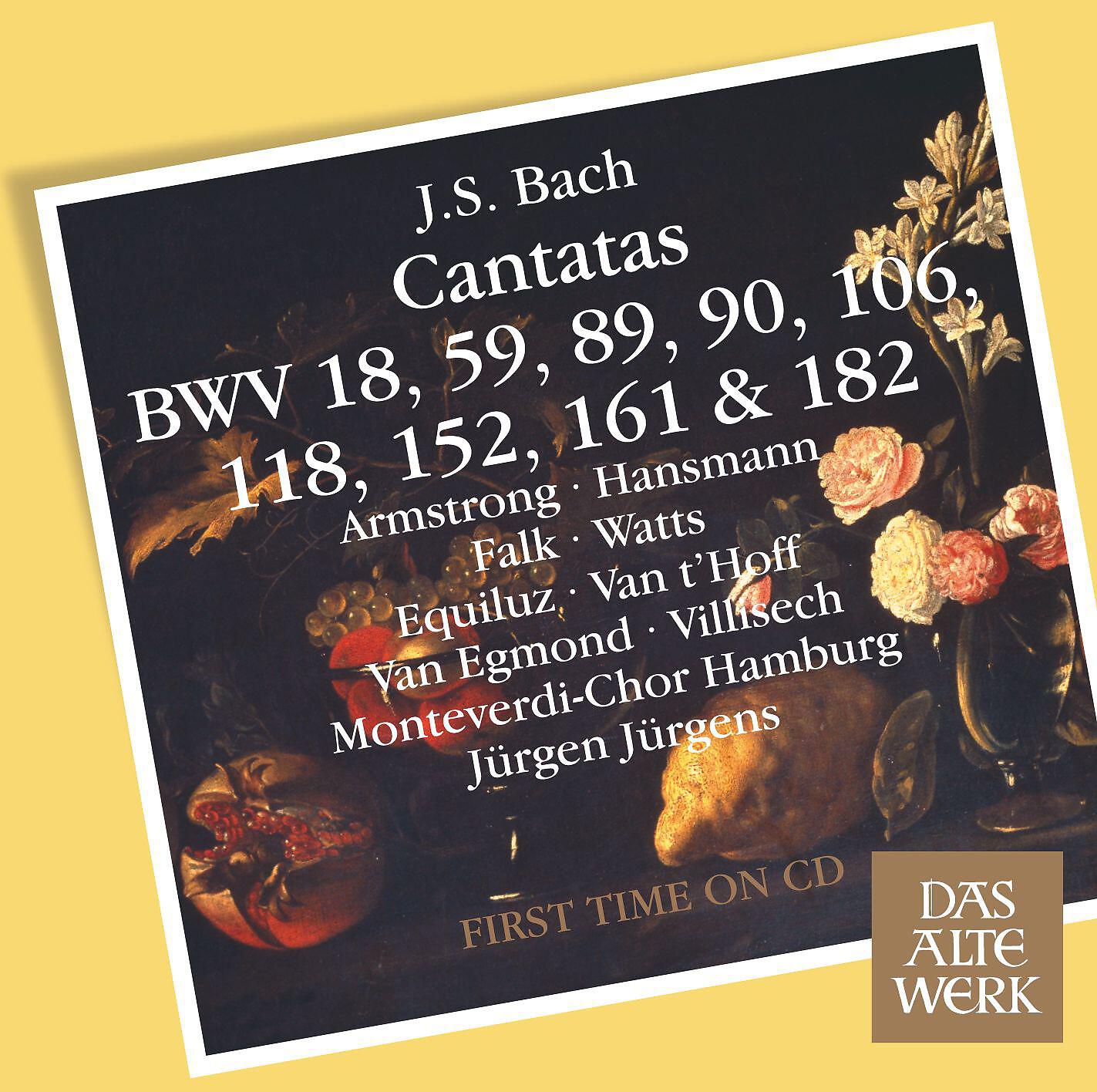 Релиз Bach, JS : Cantatas BWV 106, 182, 152, 118, 18, 89, 90, 161, 59