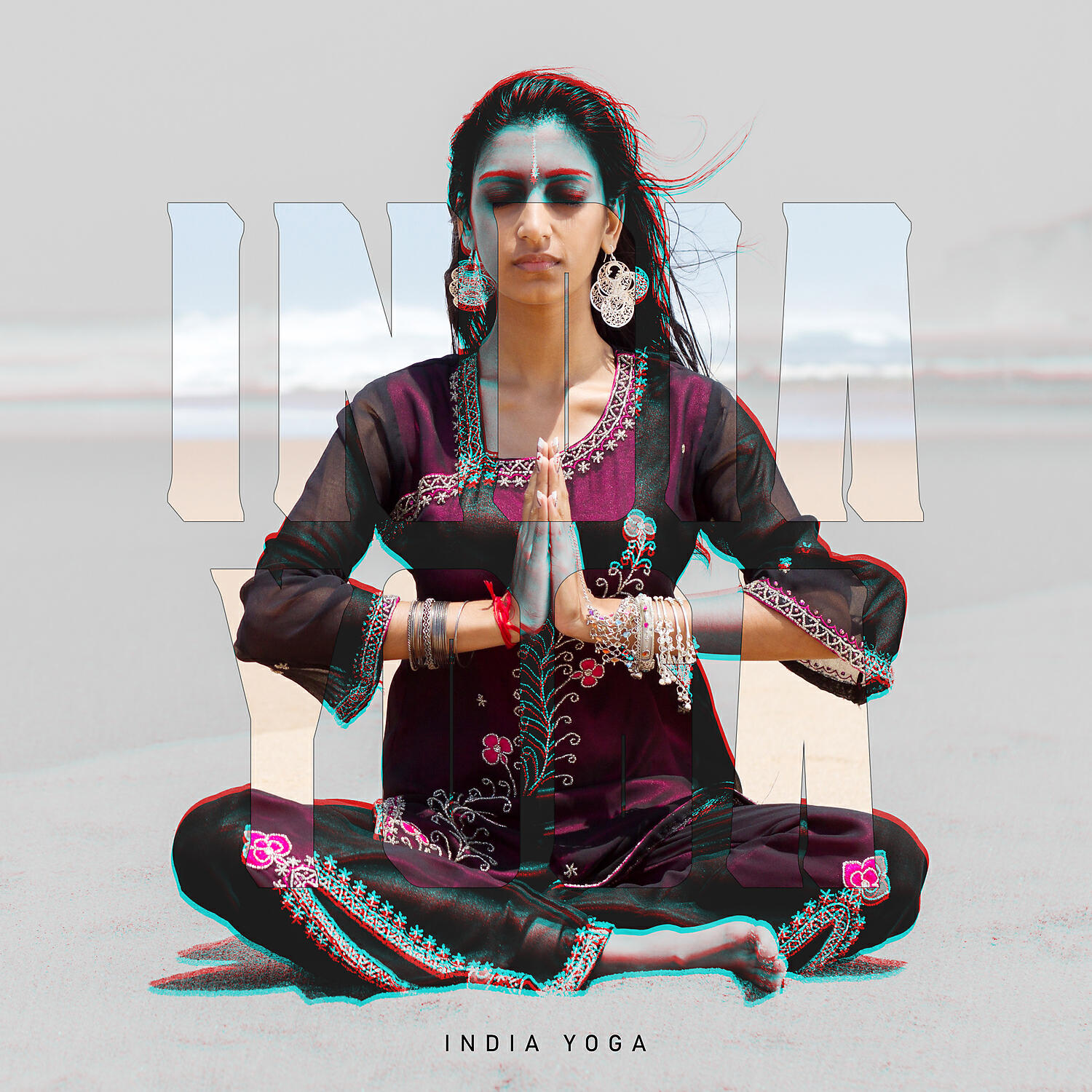 Постер альбома India Yoga: Healing and Relaxing Music for Physical Meditation, Mental, and Spiritual Practices - Hinduism, Buddhism, and Jainism