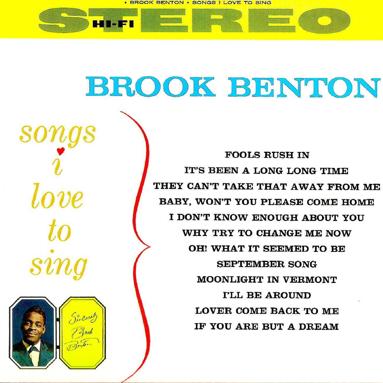 Релиз Songs I Love To Sing