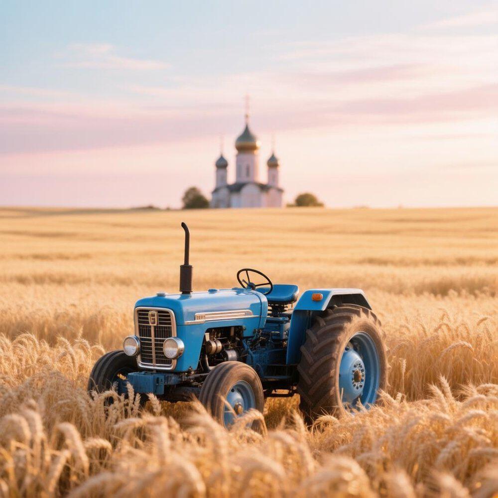 Релиз Синий трактор над полем