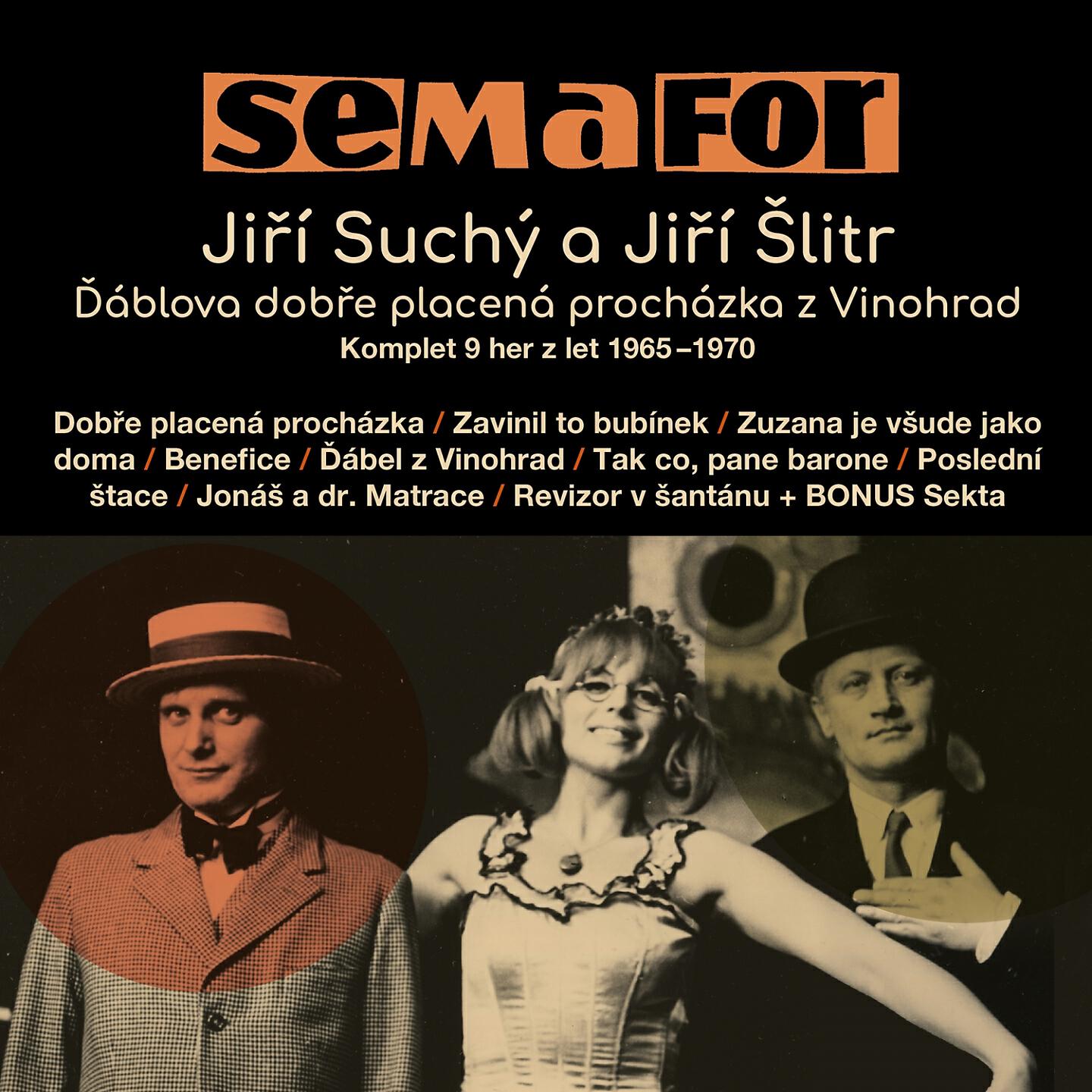 Релиз Semafor Komplet 9 her z let 1965-1970