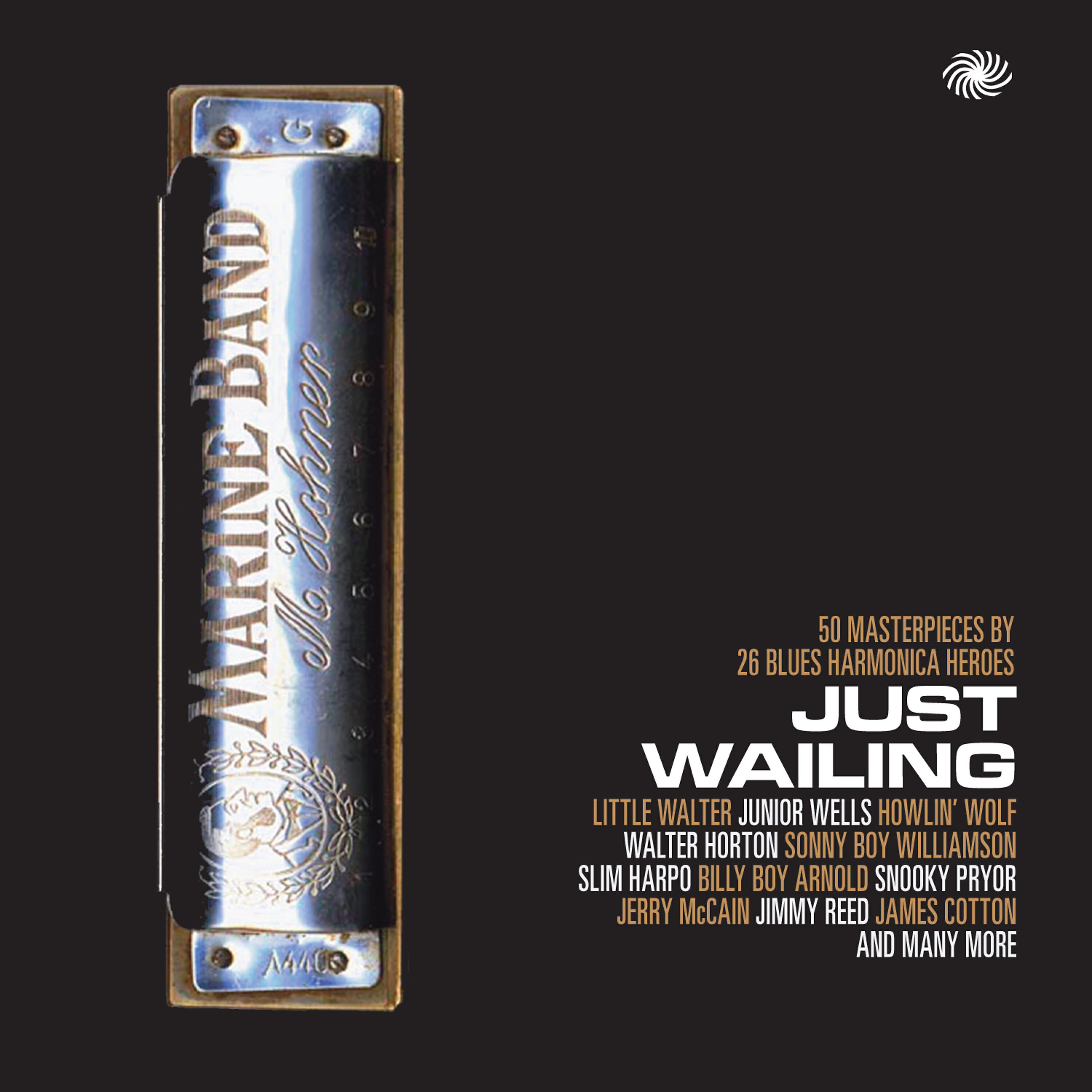 Релиз Just Wailing: 50 Masterpieces by 26 Blues Harmonica Heroes
