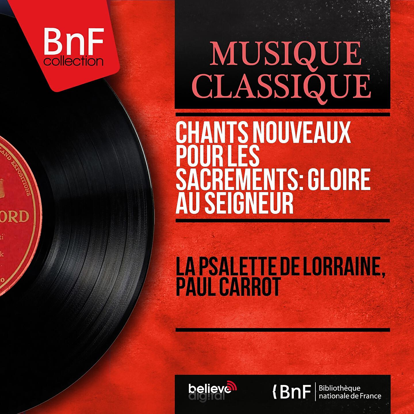 Релиз Chants nouveaux pour les sacrements: Gloire au Seigneur