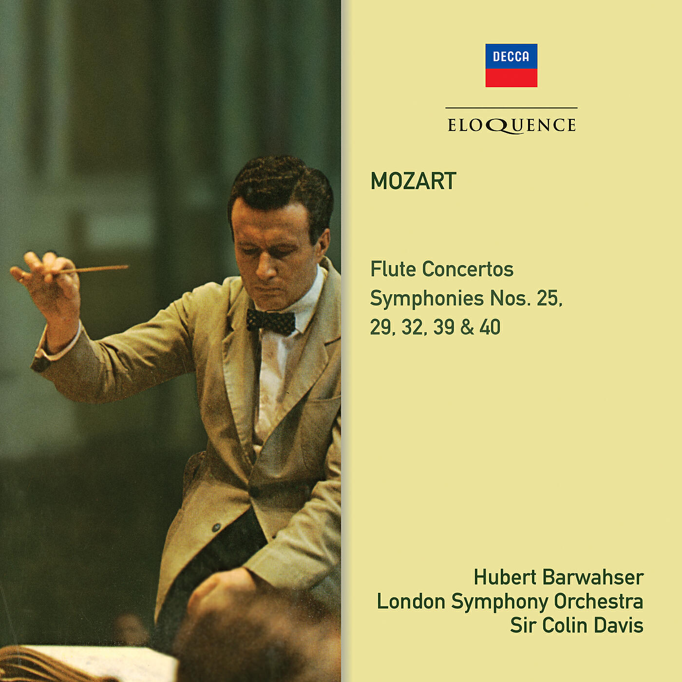 Релиз Mozart: Flute Concertos; Symphonies 39, 40, 25, 29, 32