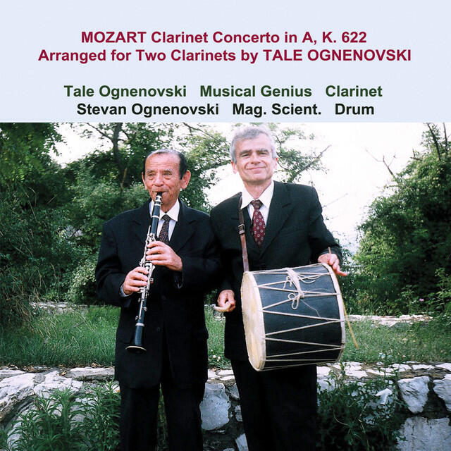 Релиз Mozart Clarinet Concerto in A, K. 622 Arranged for Two Clarinets by Tale Ognenovski