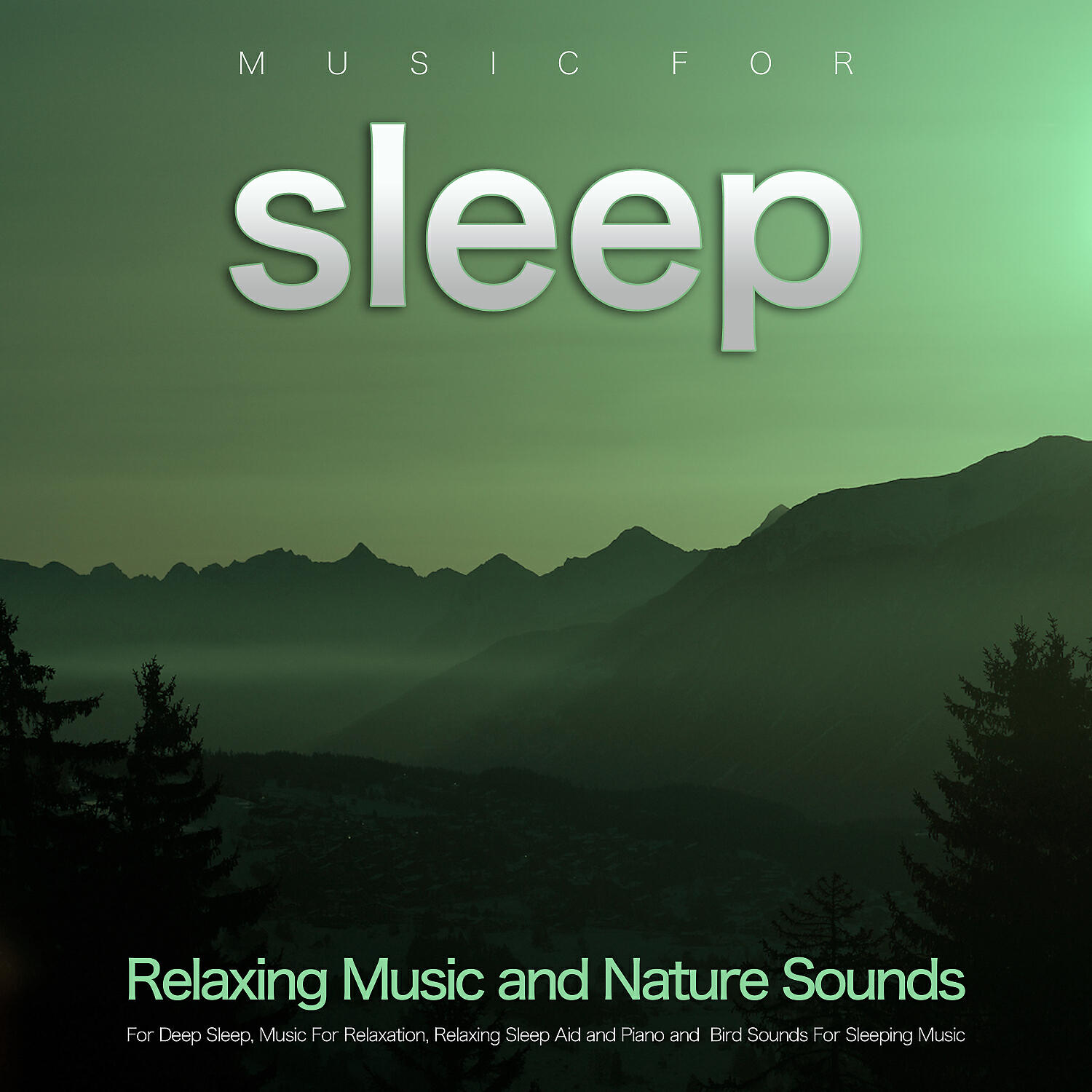 Релиз Music For Sleep: Relaxing Music and Nature Sounds For Deep Sleep, Music For Relaxation, Relaxing Sleep Aid and Piano and  Bird Sounds For Sleeping Music