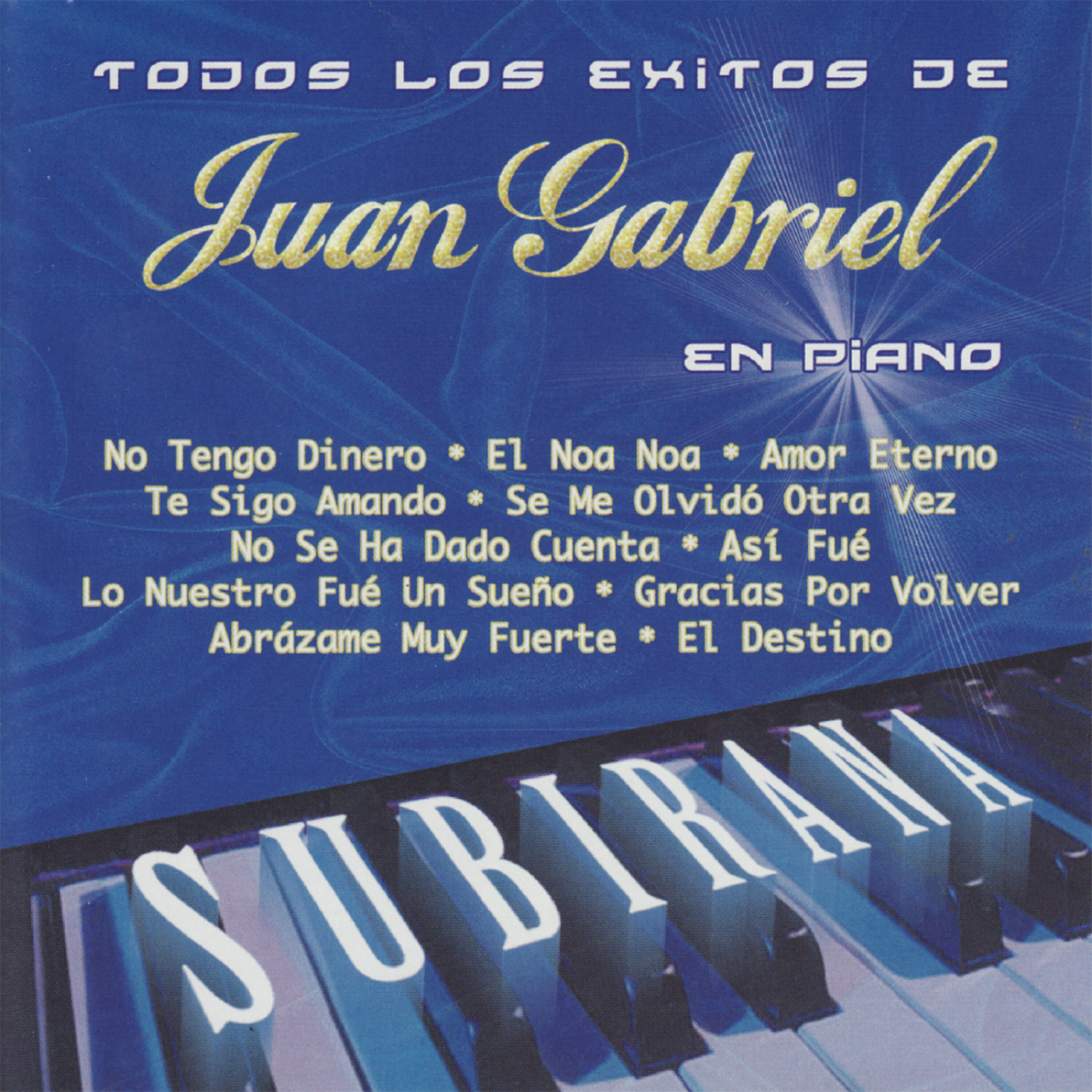 Релиз Todos los Exitos de Juan Gabriel en Piano