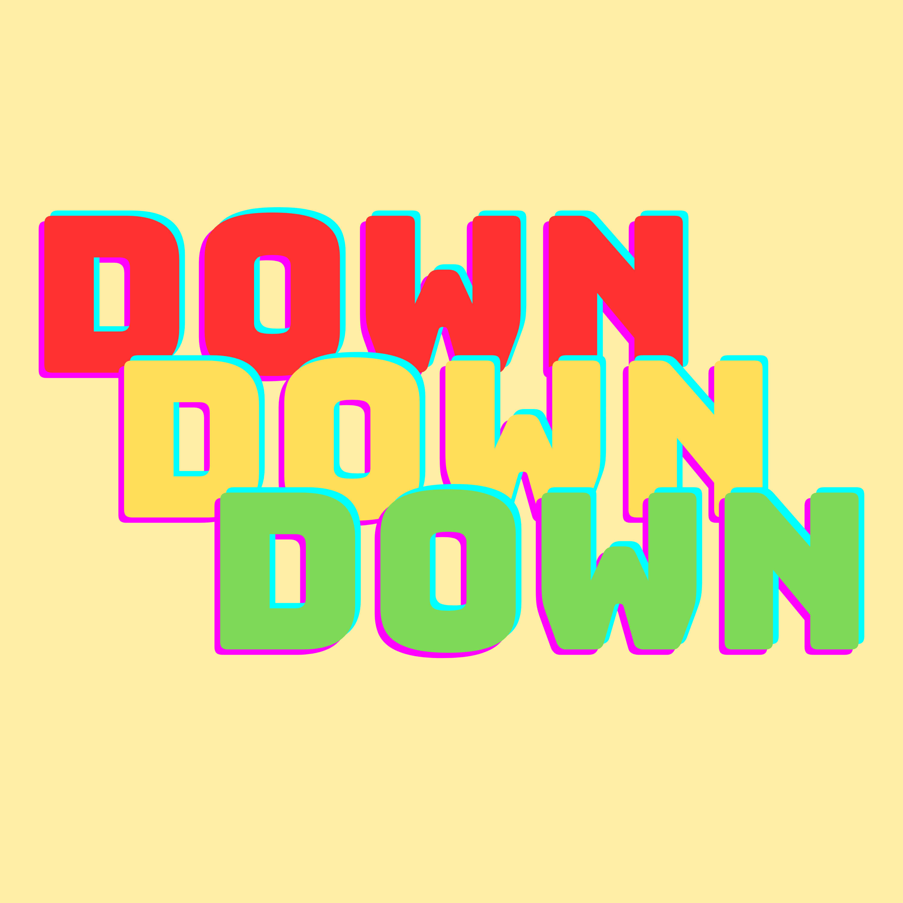 Постер альбома Down Down Down