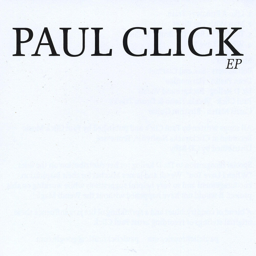 Релиз Paul Click - EP