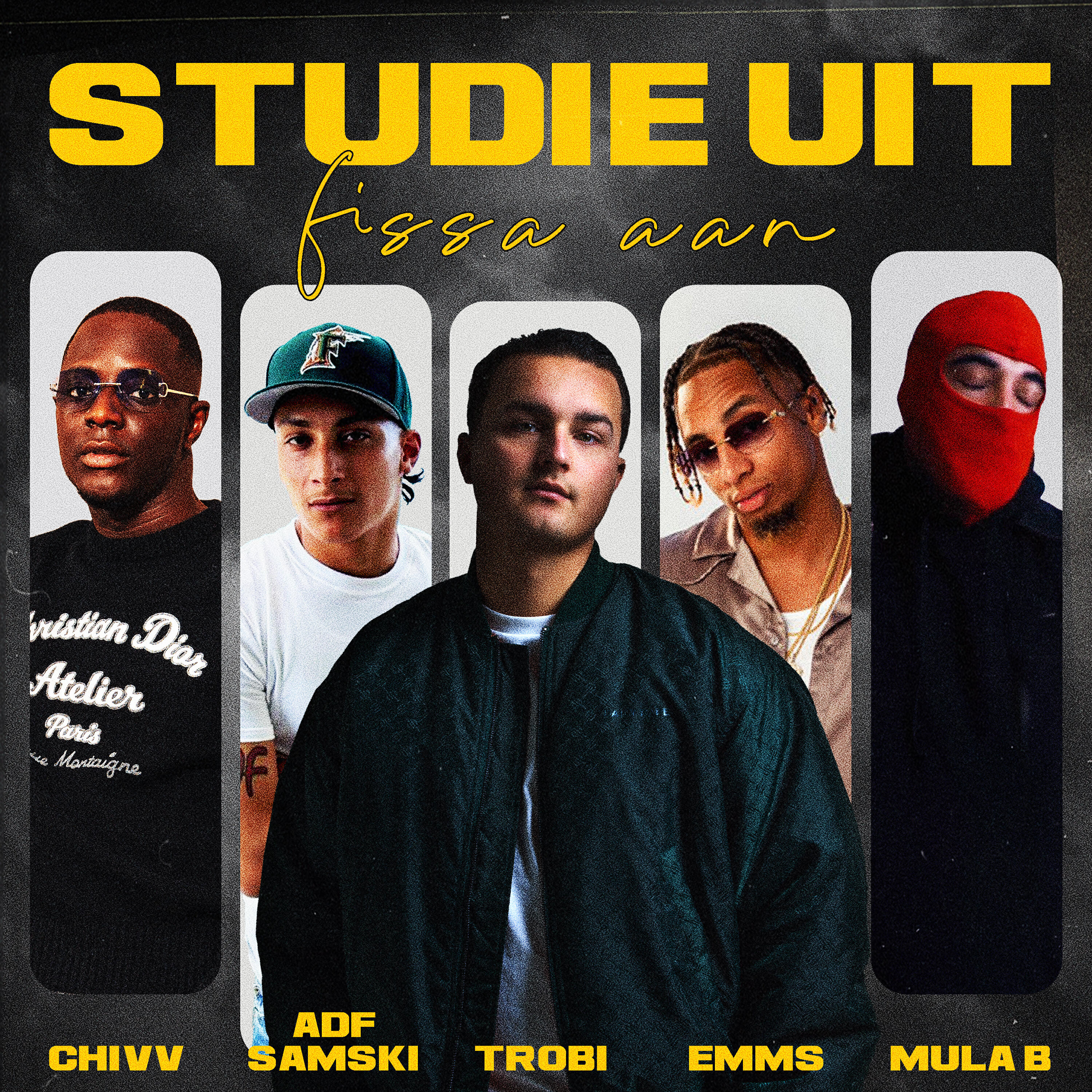 Релиз Studie Uit (feat. Chivv, Emms, Mula B & ADF Samski)