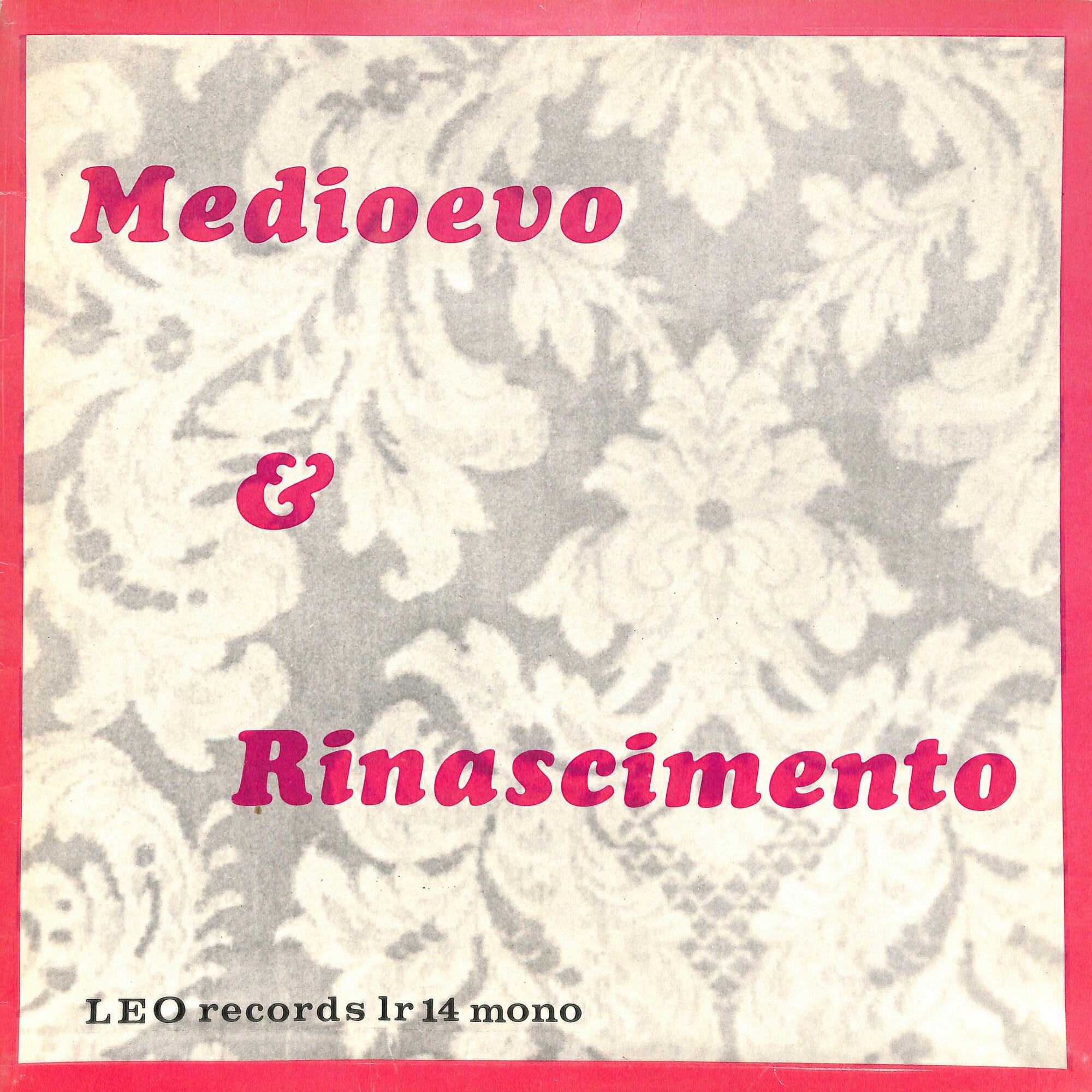 Релиз Medioevo & Rinascimento