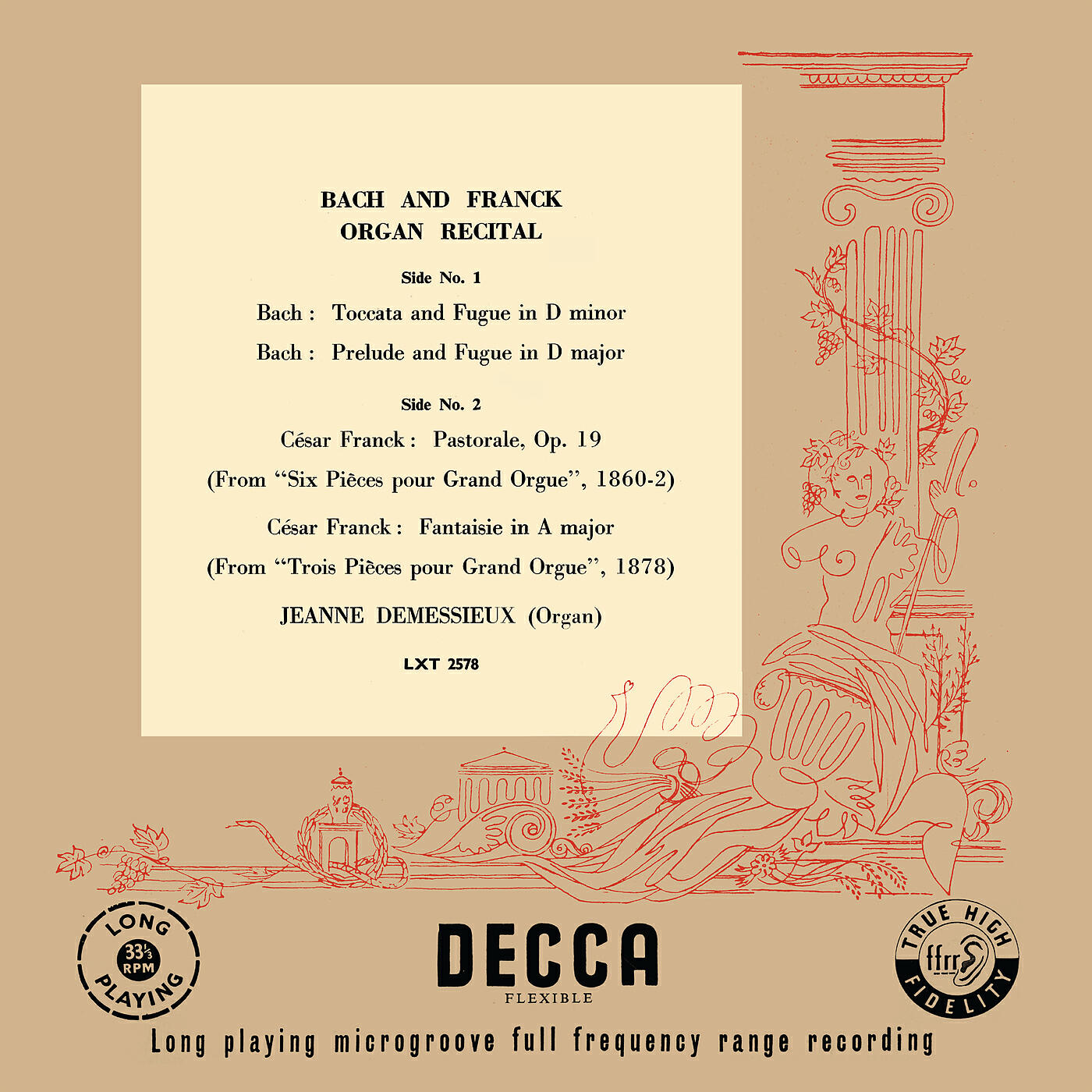Релиз Jeanne Demessieux - The Decca Legacy