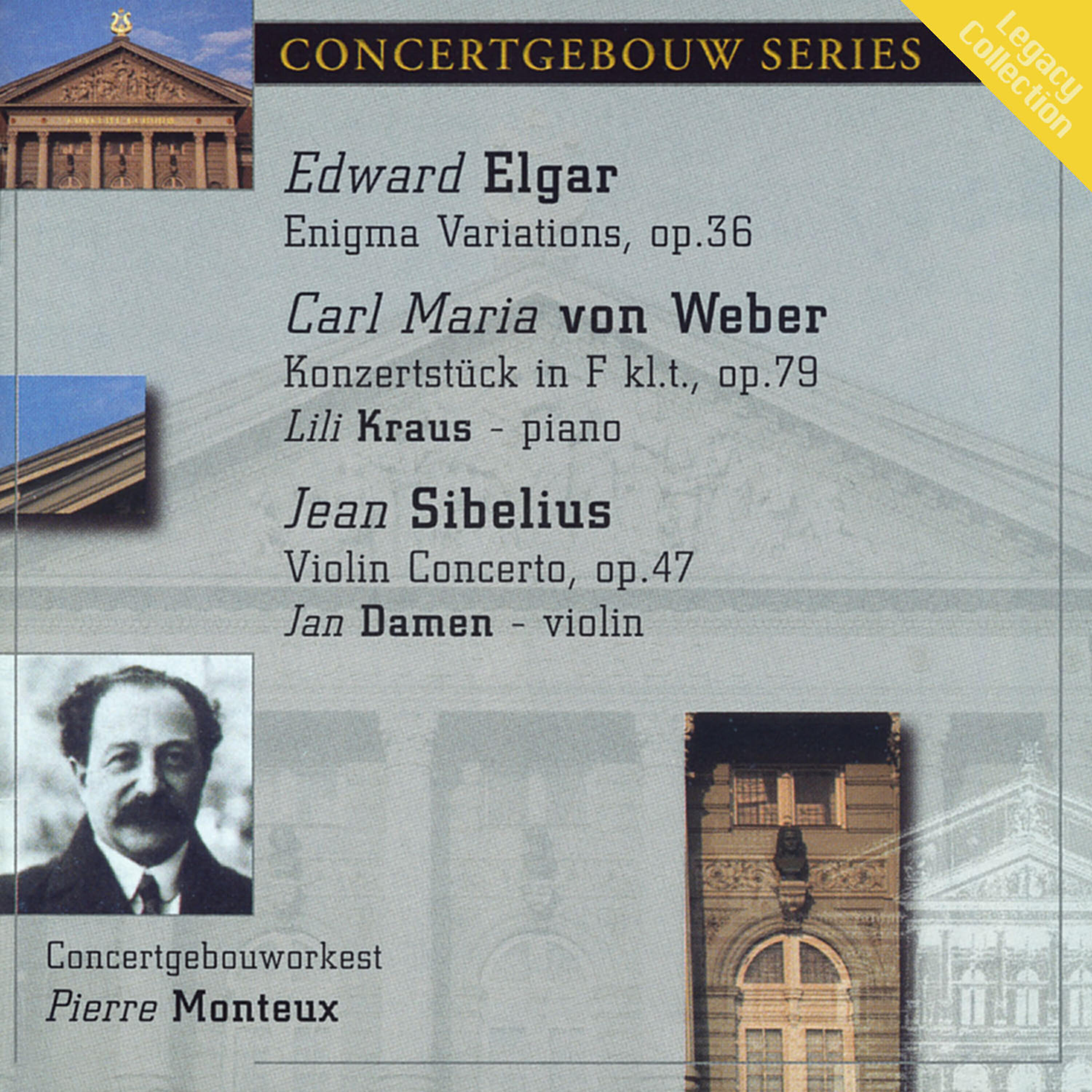 Релиз Elgar: Enigma Variations - Von Weber: Konzertstuck - Sibelius: Violin Concerto